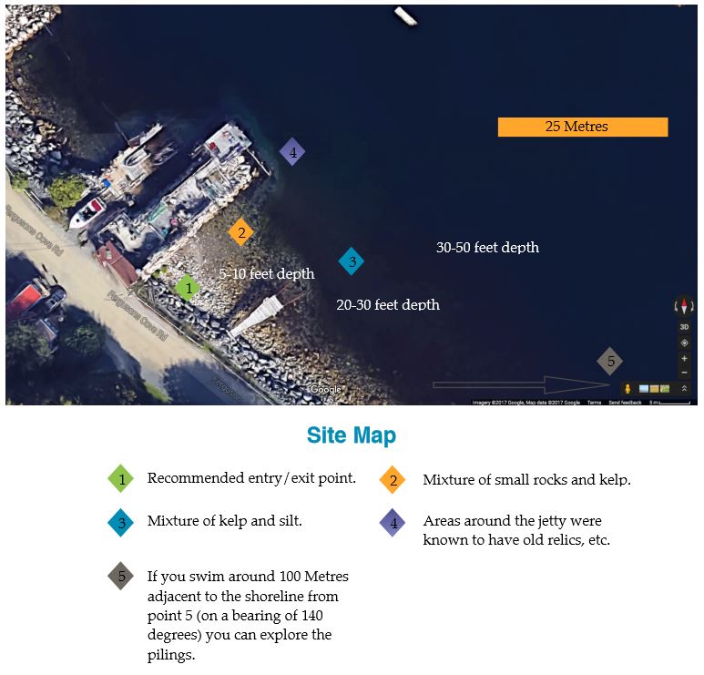 Ferguson's Cove dive site PADI