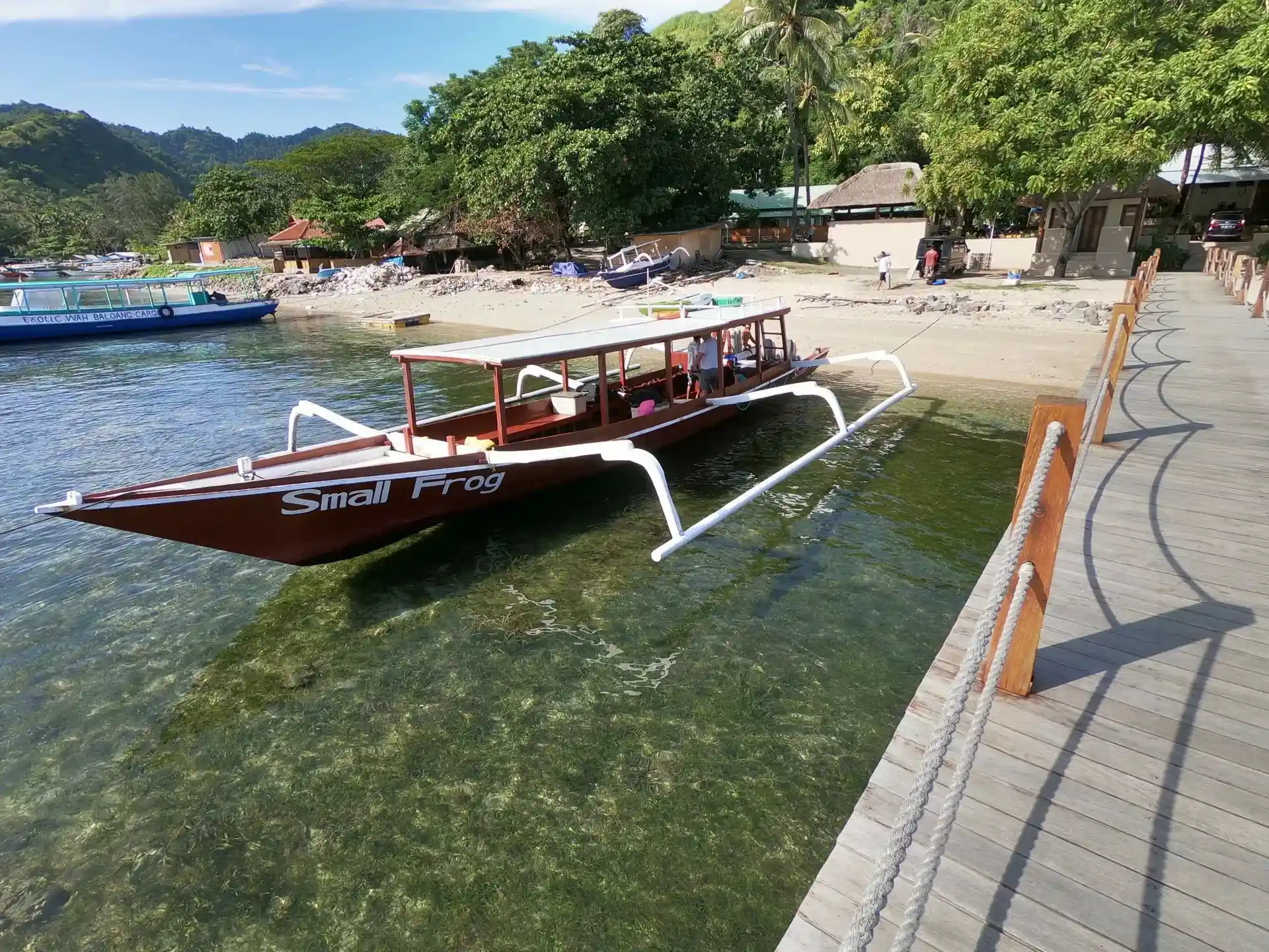 Our traditional wooden boat (Small Frog)