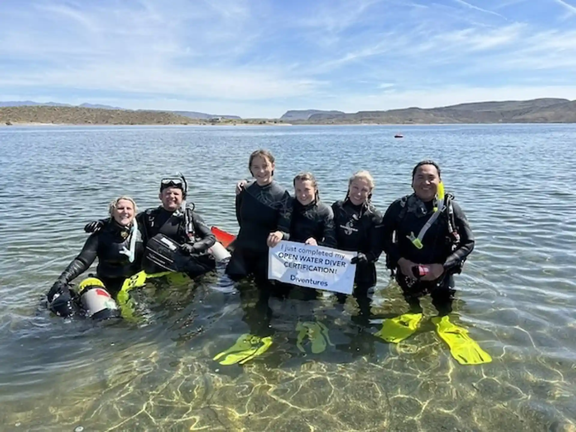Divers at Lake Pleasant