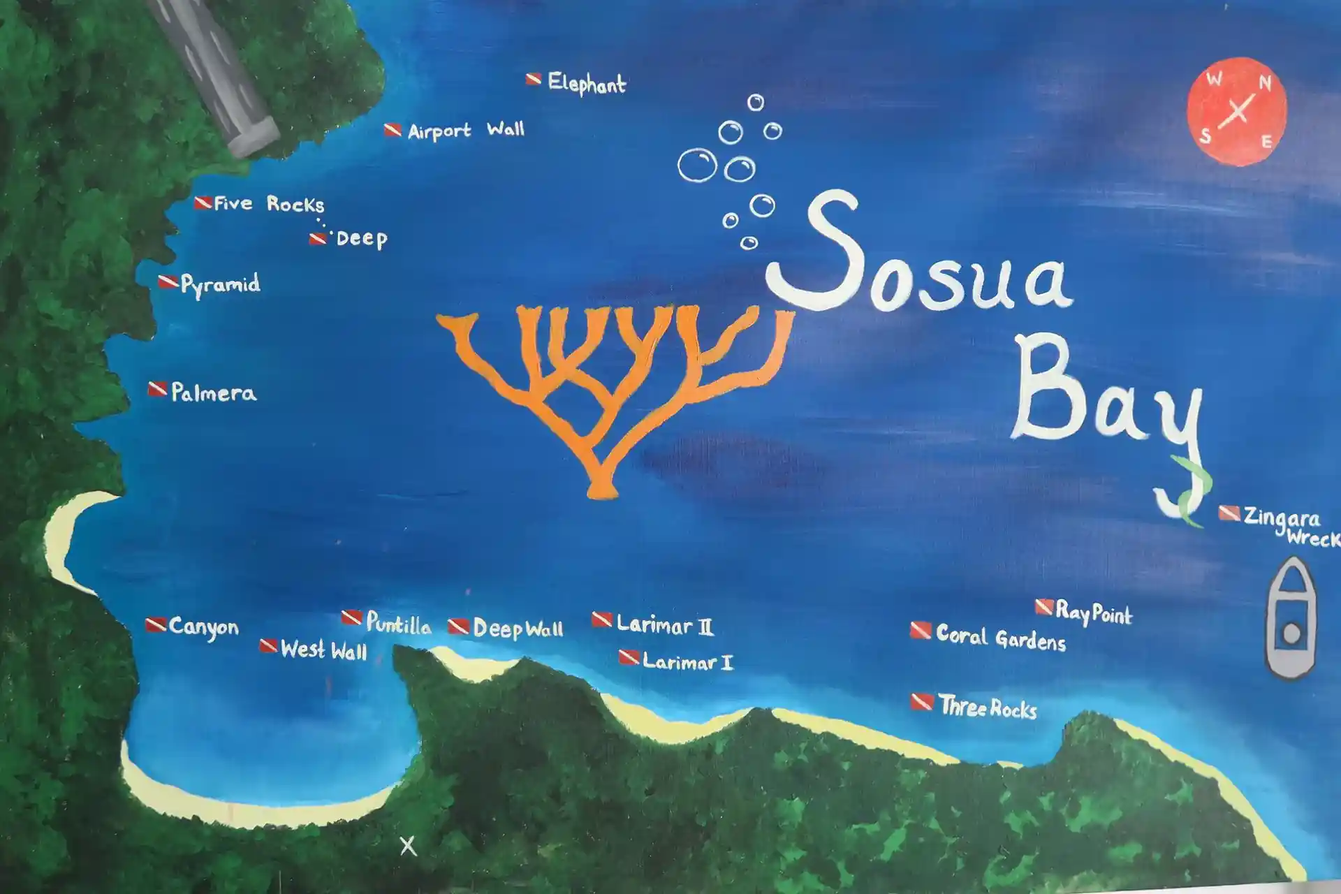 Foto de la tienda de buceo