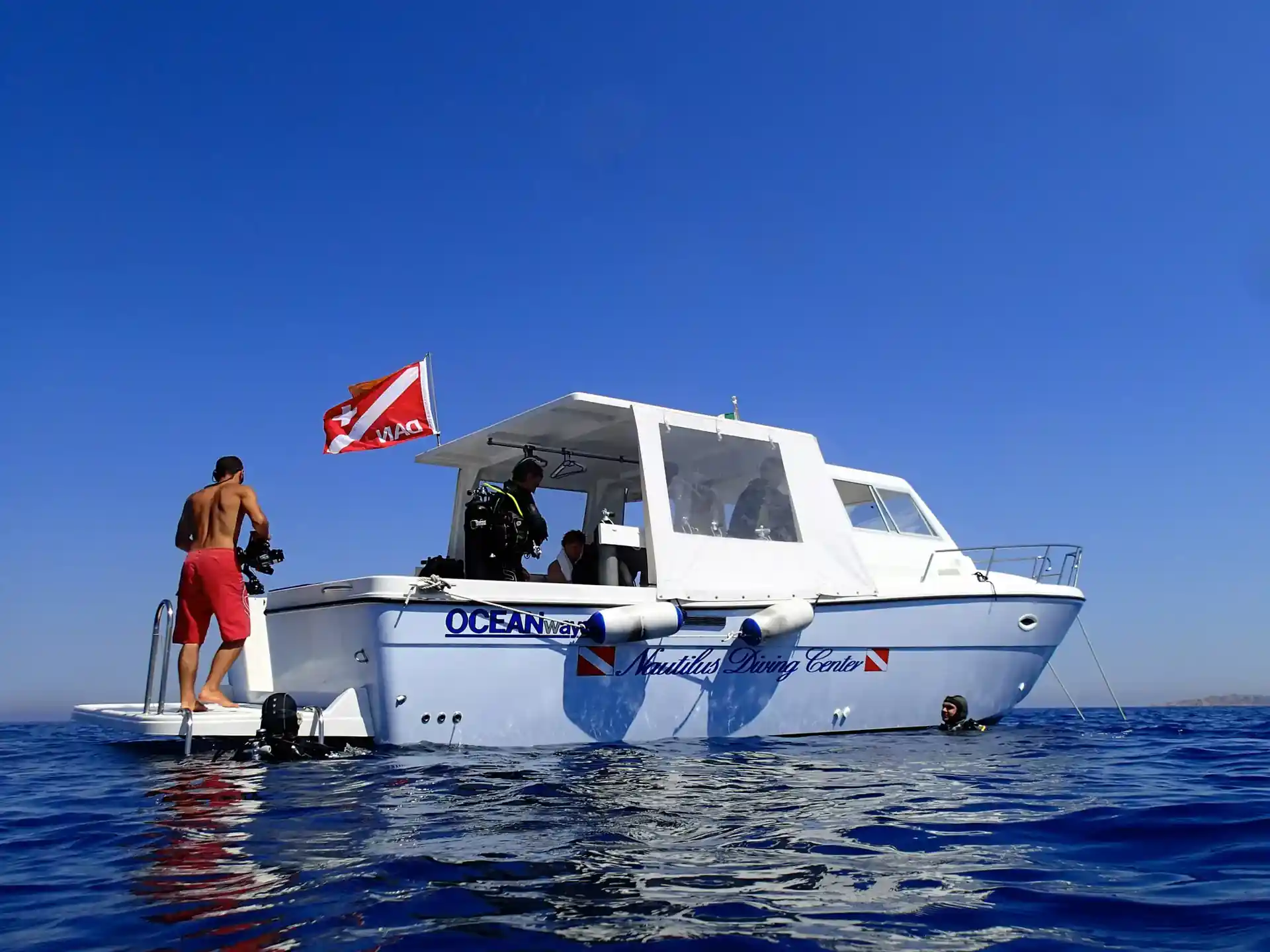 Our main Comfortable diving boat