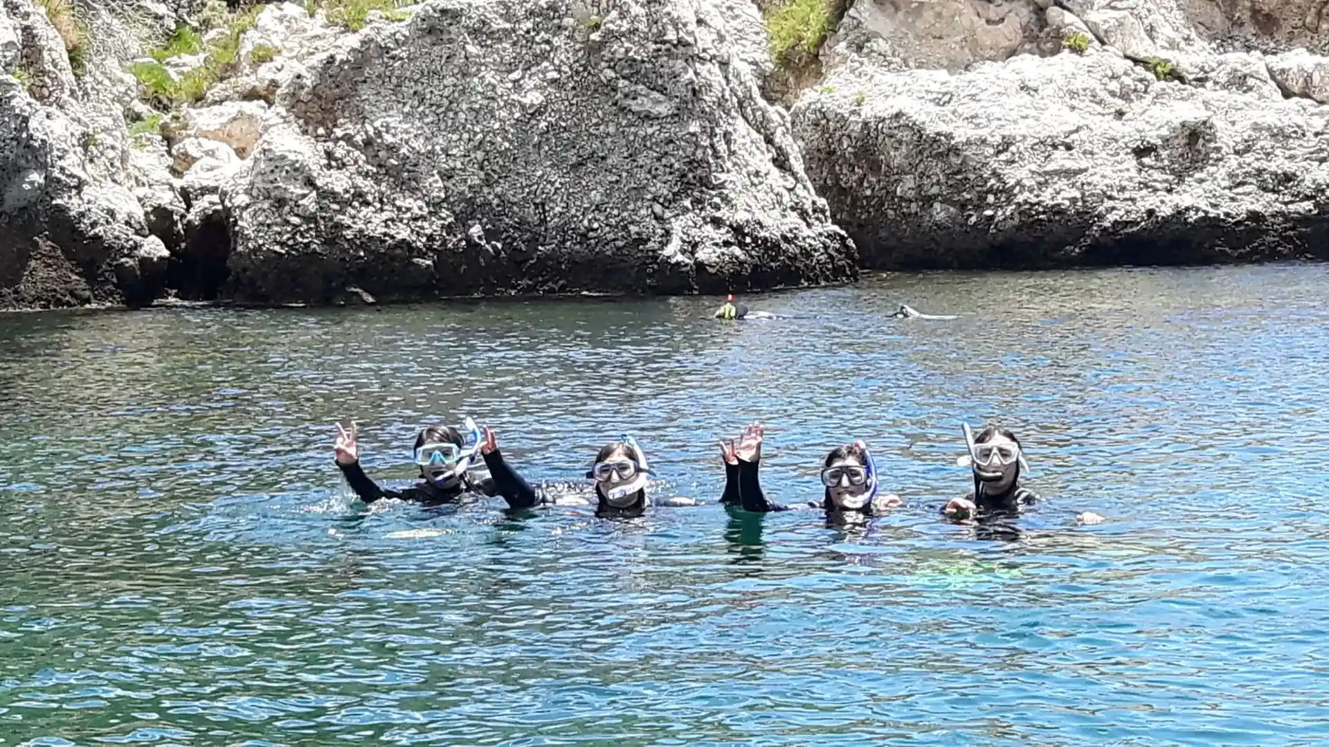 Schnorchel entspannen Bucht