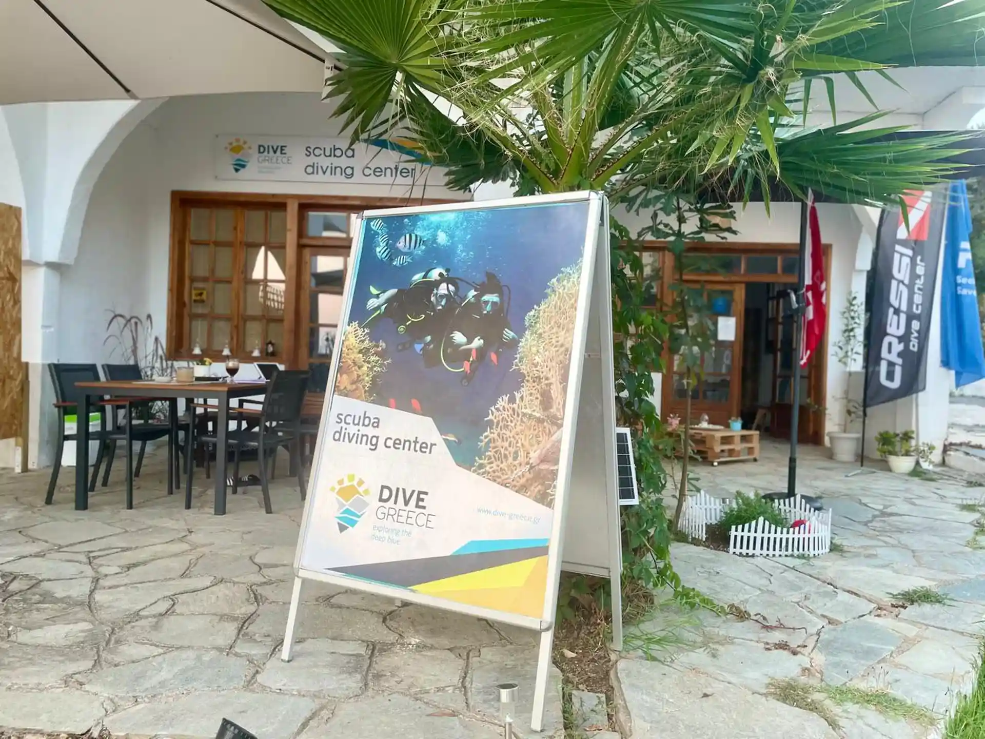 Our Dive center in Loutra