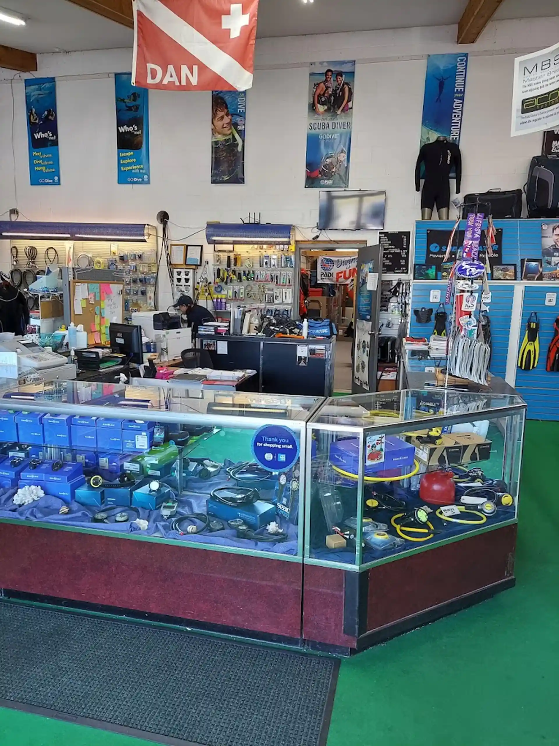 Dive shop photo