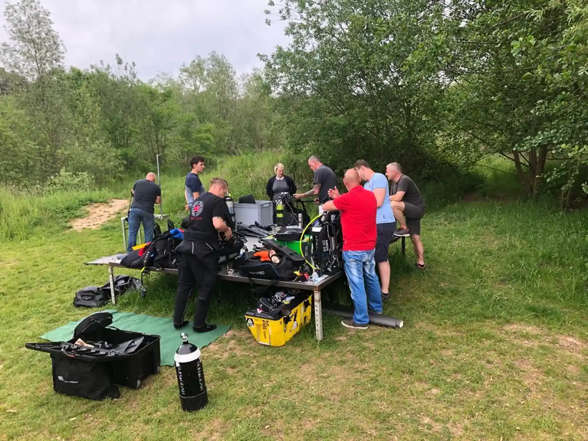 Tauchgangsvorbereitung