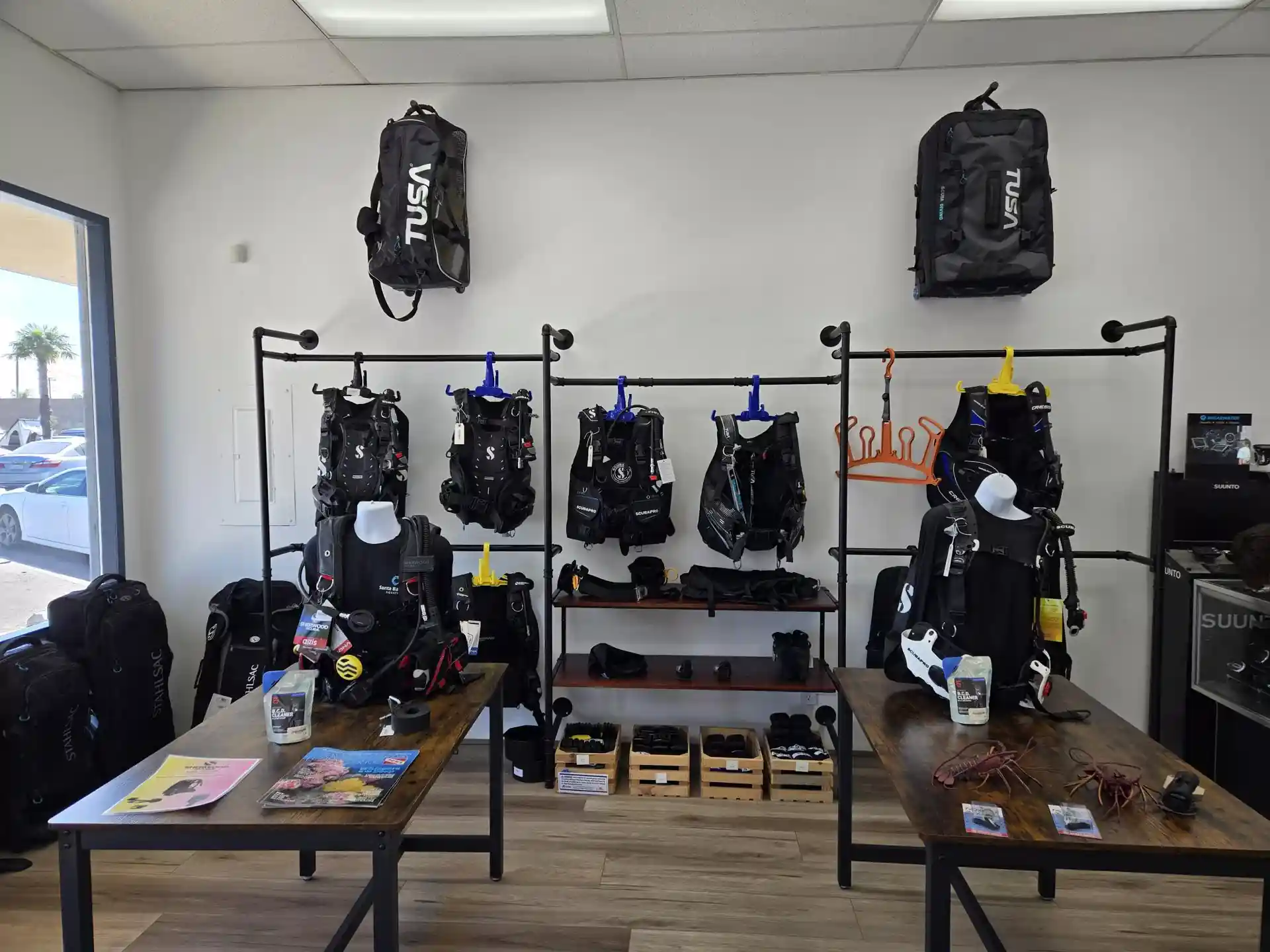 Photo du magasin de plongée