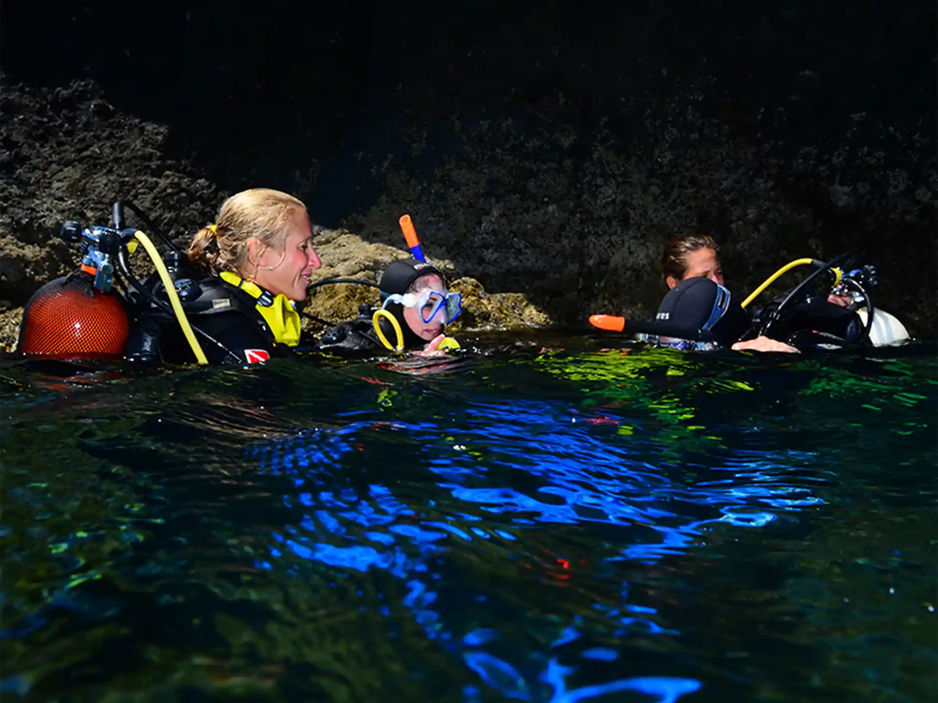 Your instructor will teach you the skills needed to dive safely.