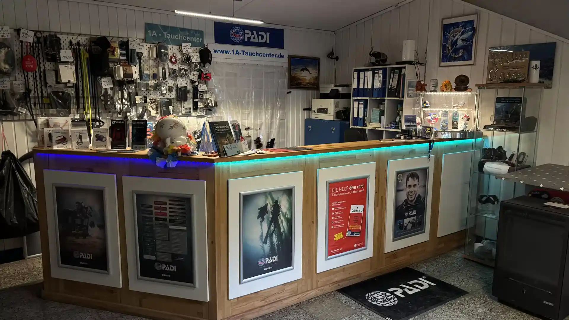 Dive shop photo