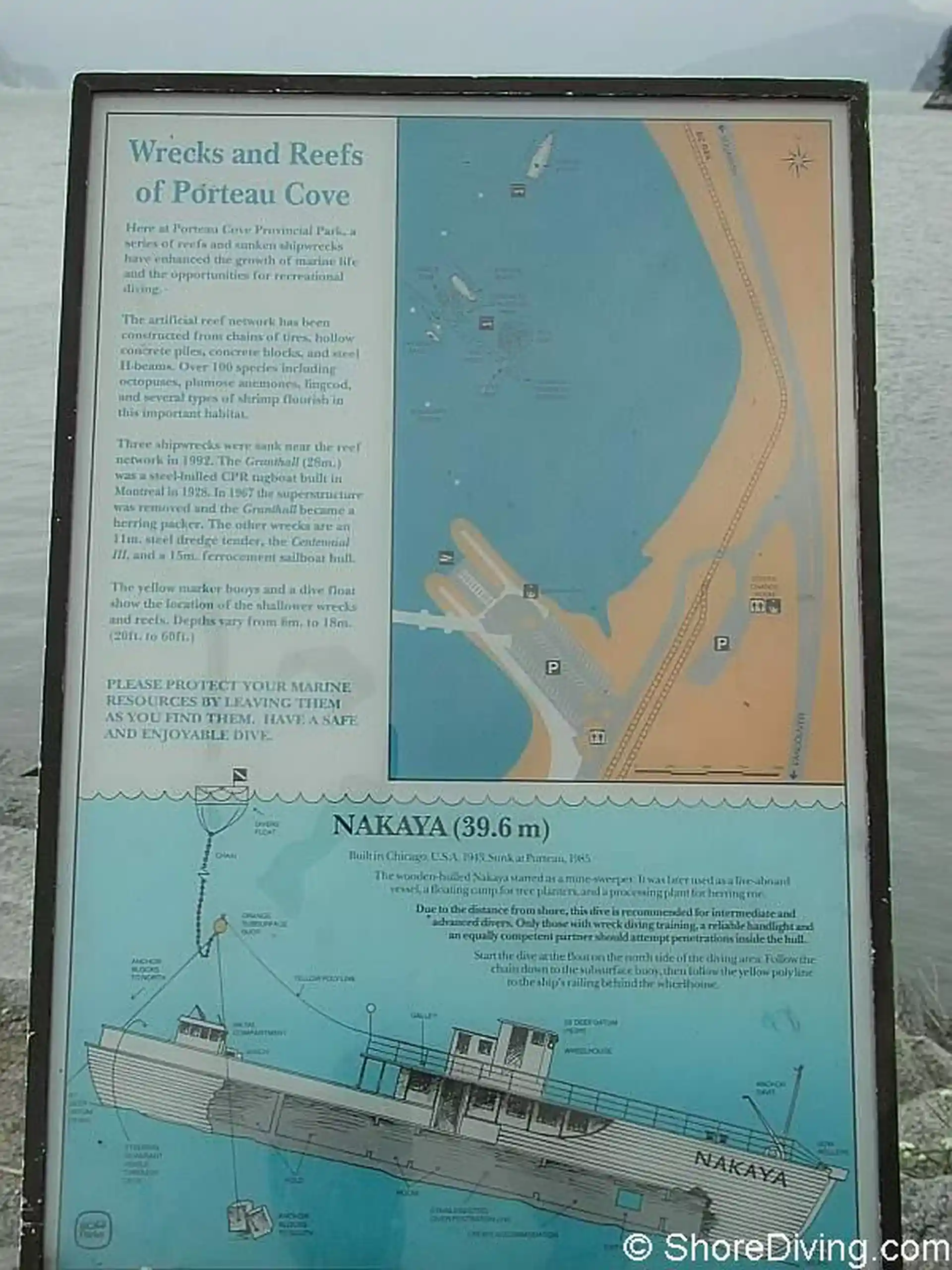 Foto des Tauchplatzes