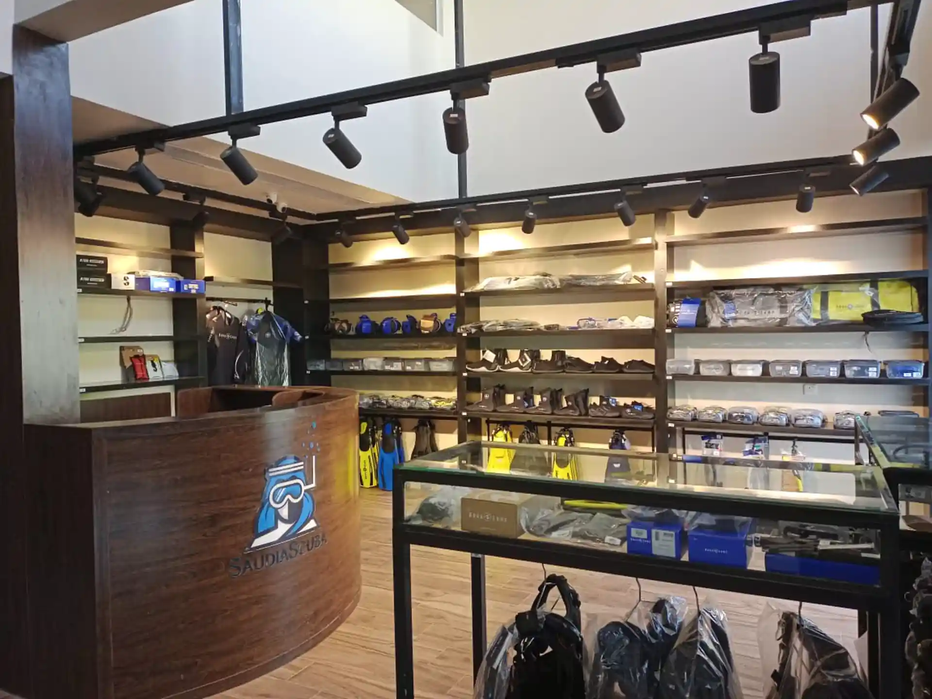 Photo du magasin de plongée