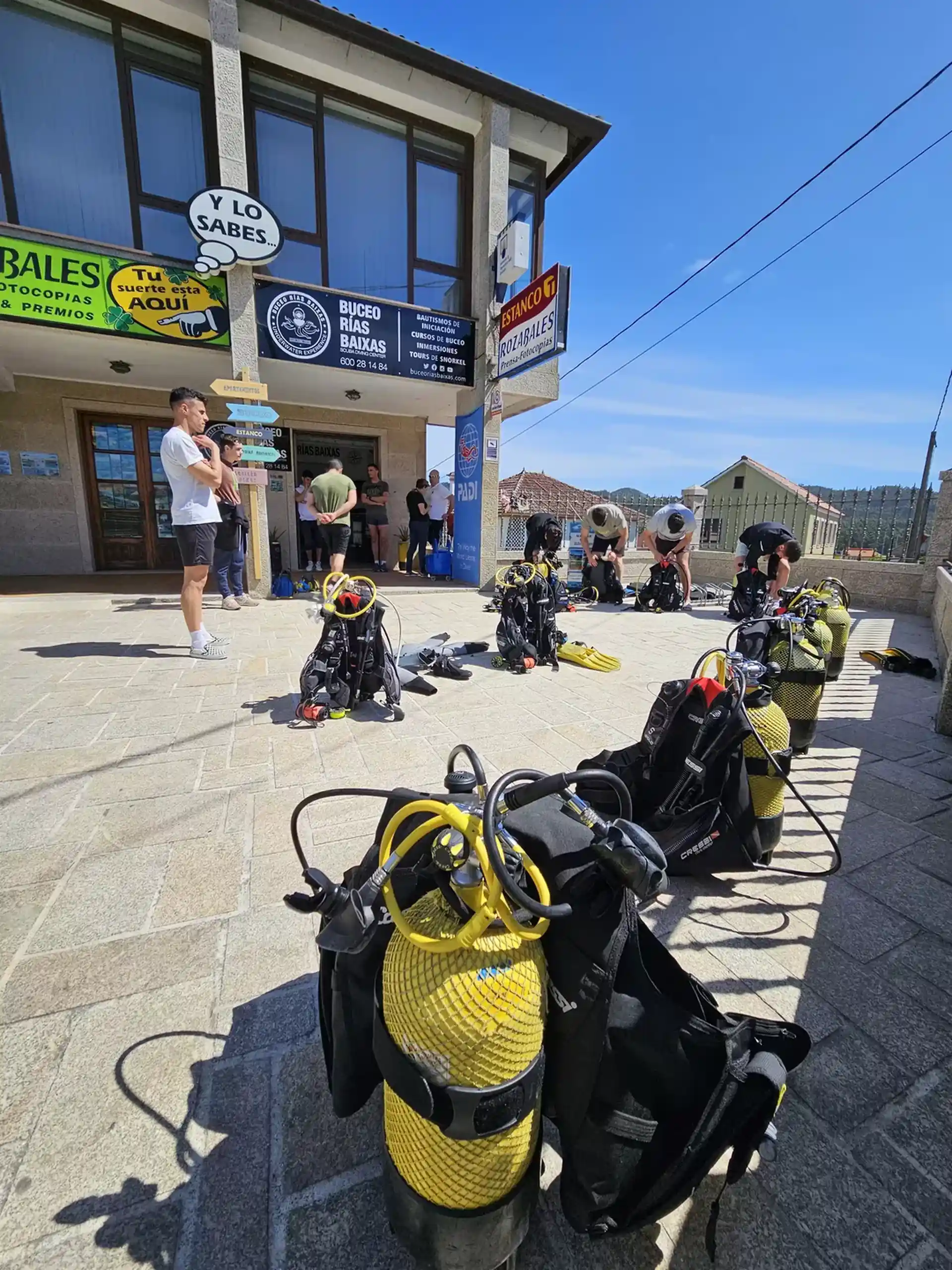 Foto de la tienda de buceo