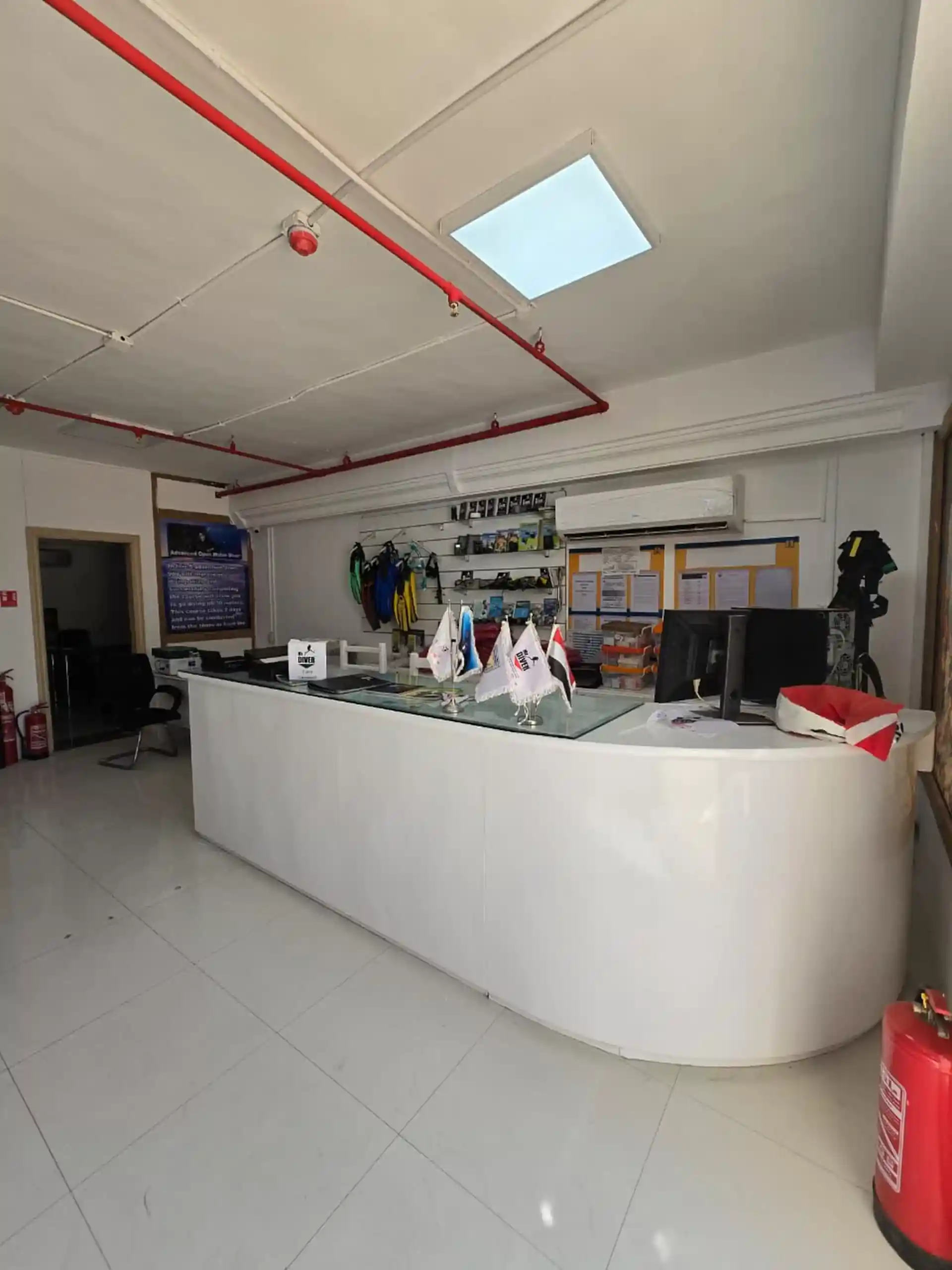 Photo du magasin de plongée