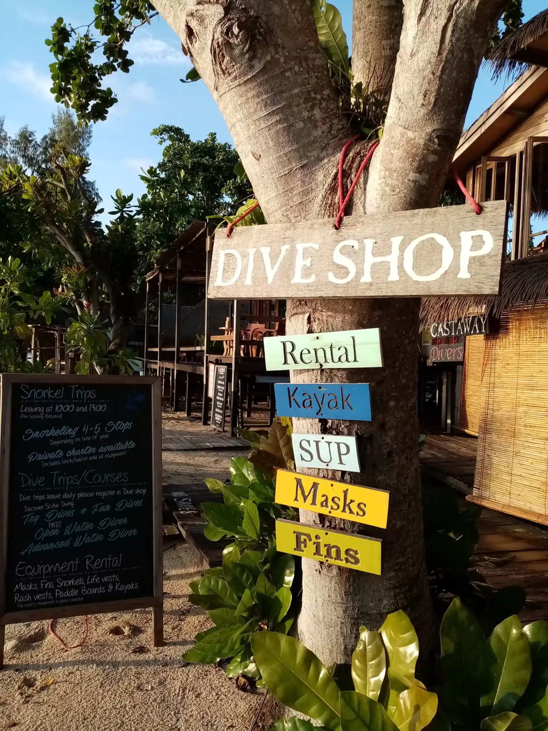 Dive shop photo