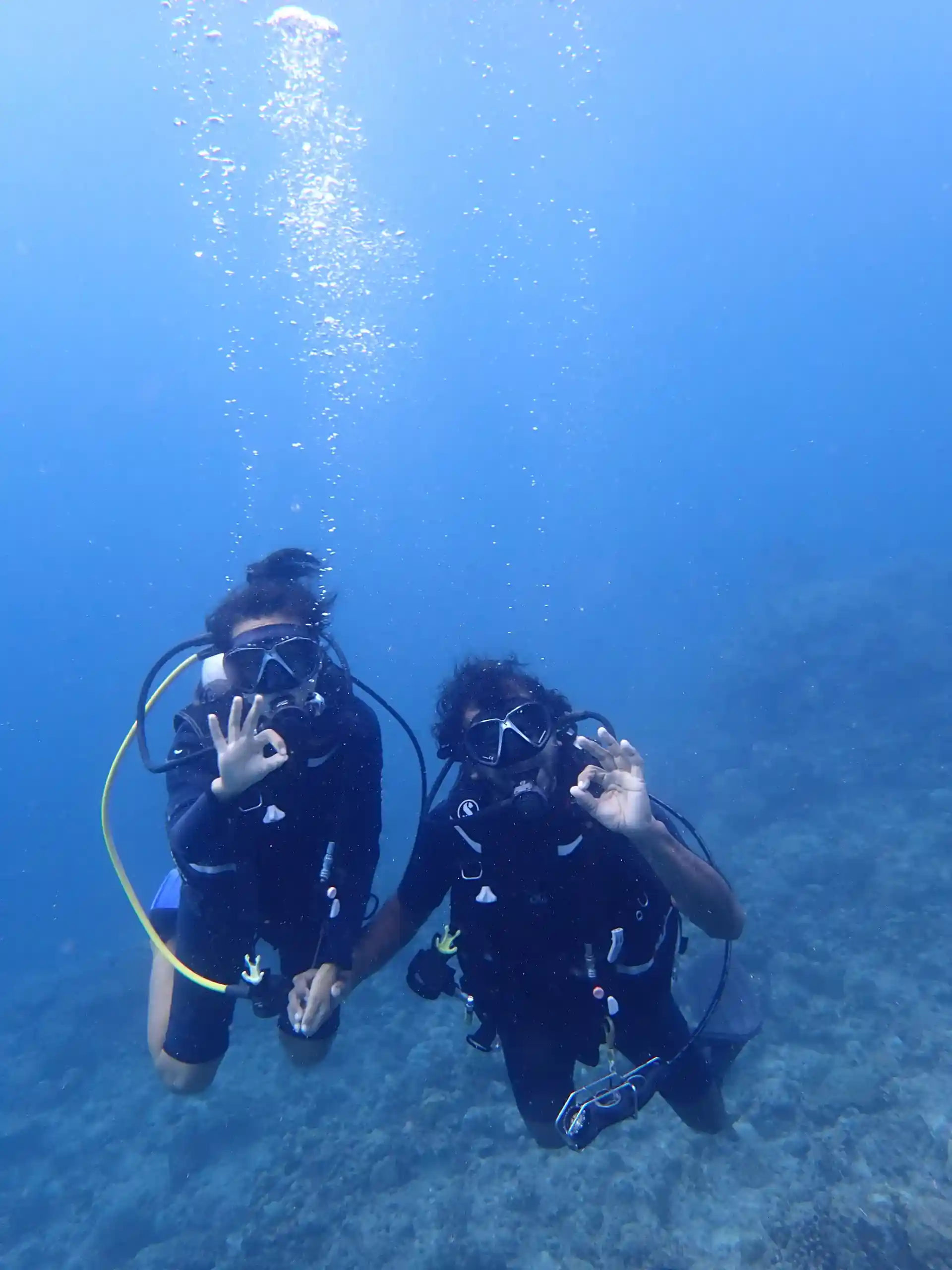 You instructor accompanies you all the way