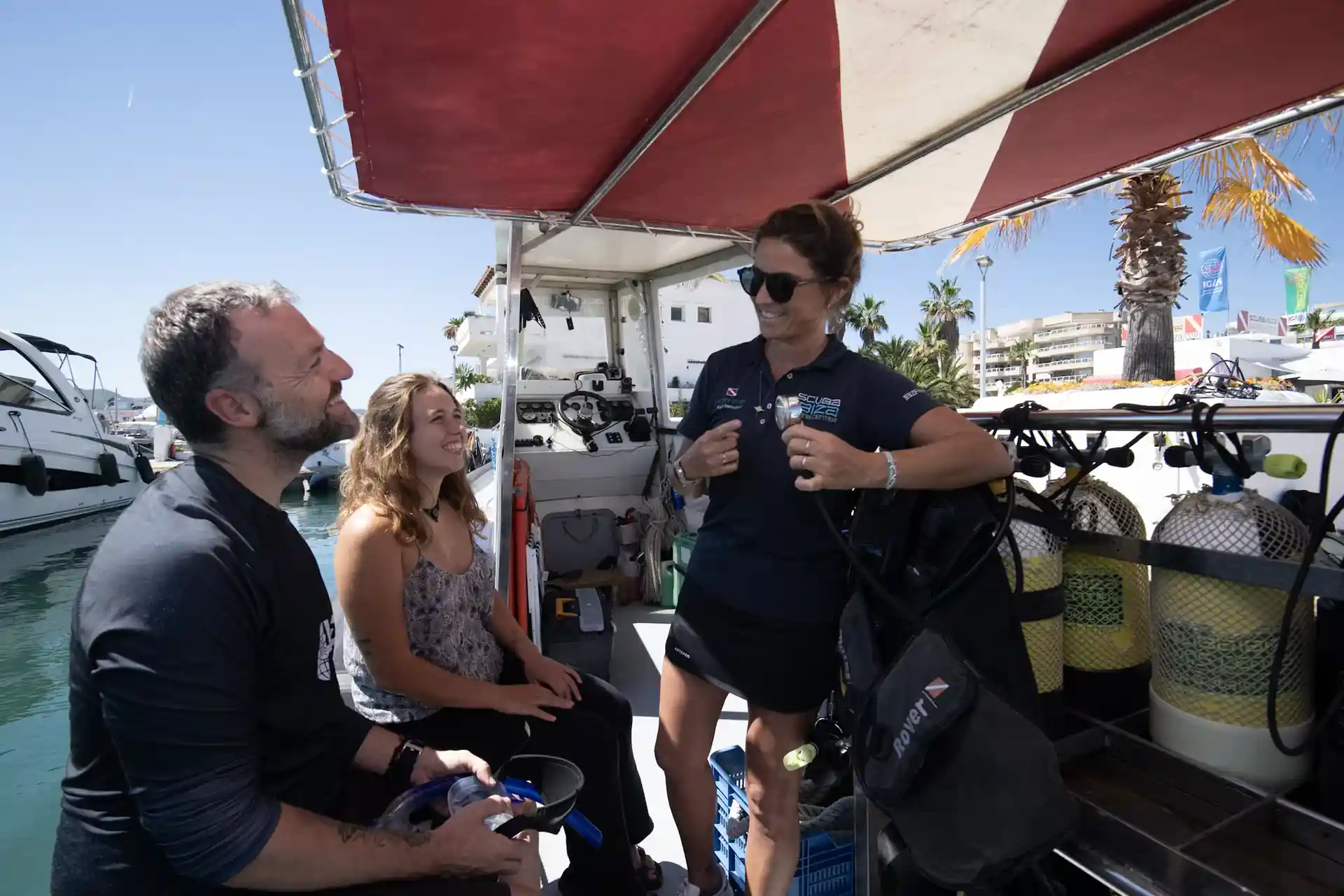 Diving equipment class with your instructor