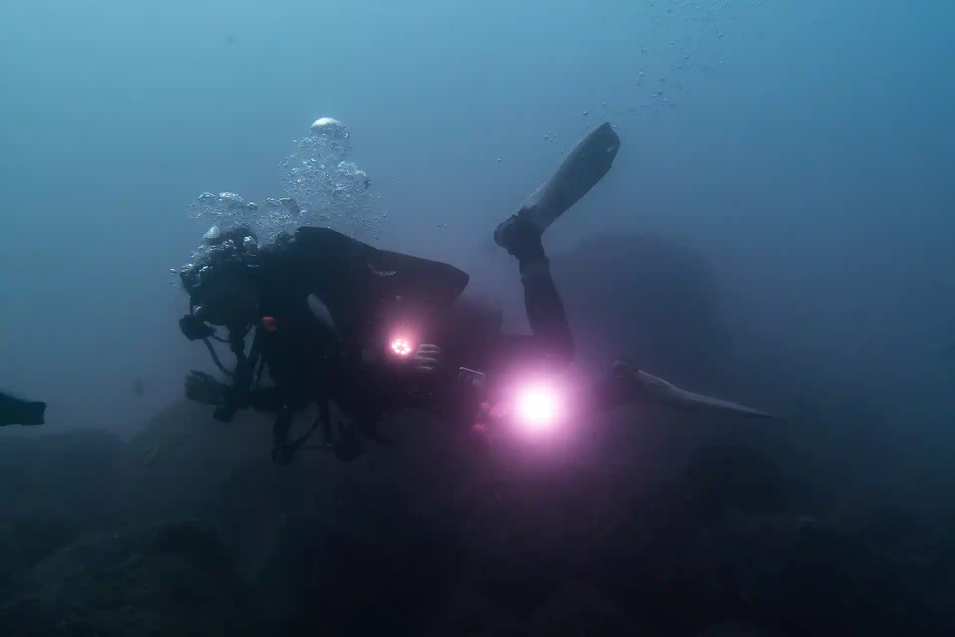 As twightlight sets in we jump in!