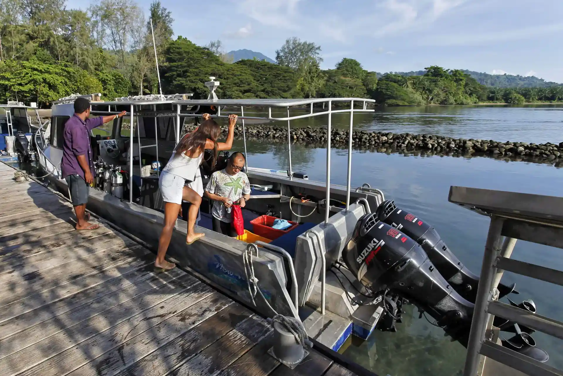 Foto de la tienda de buceo