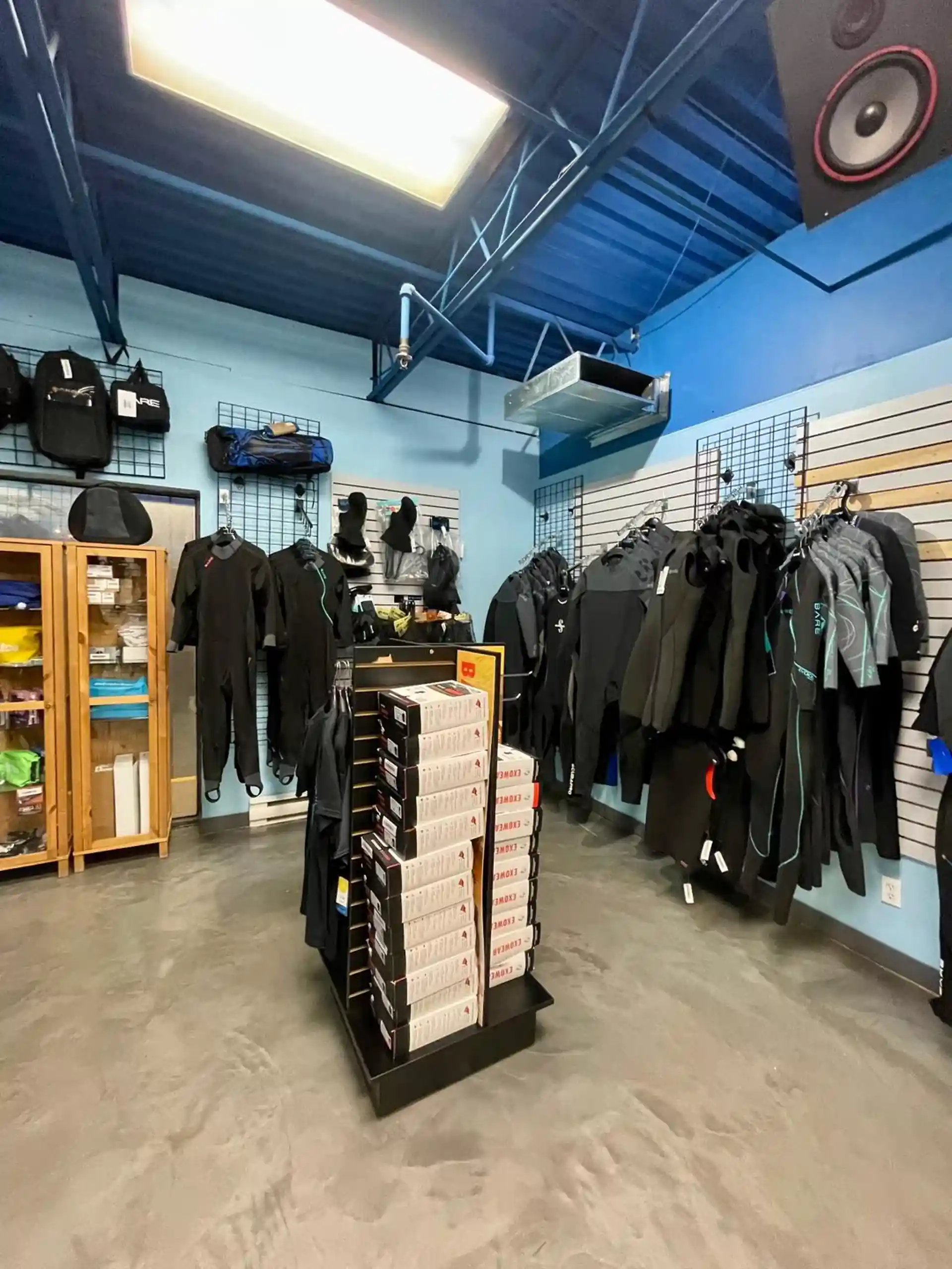 Photo du magasin de plongée