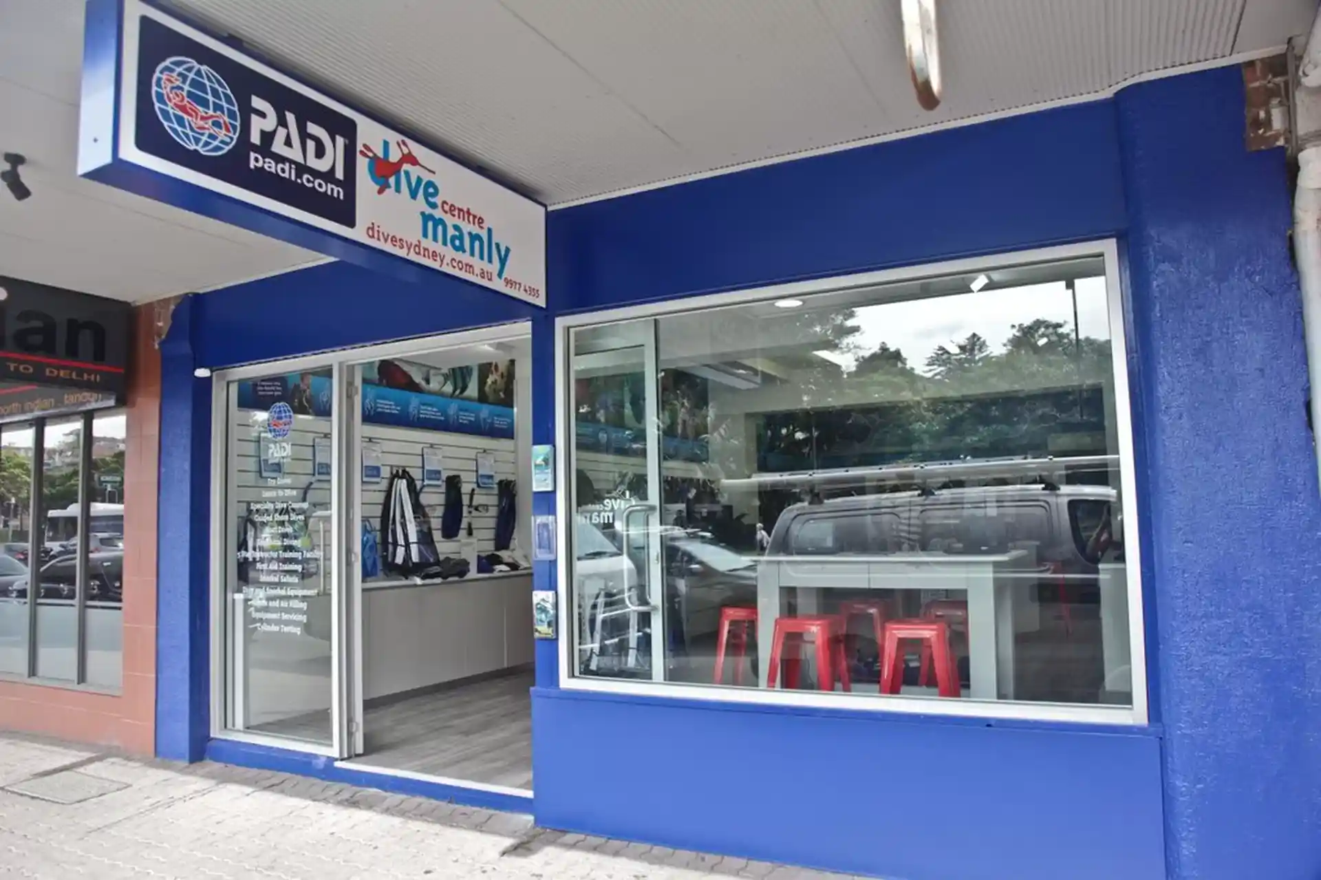 Photo du magasin de plongée