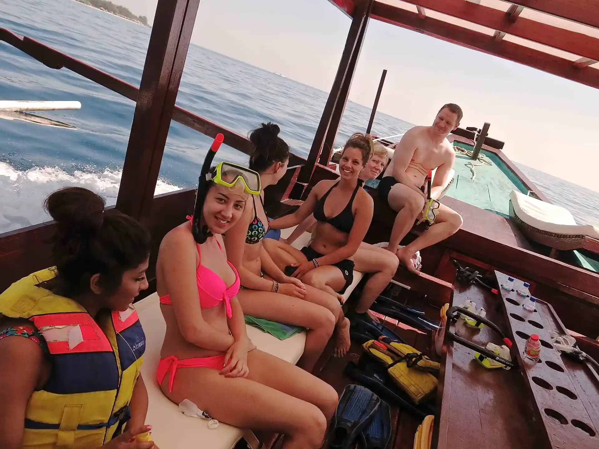 Have a good day snorkeling in tropical sea around Gili Islands!