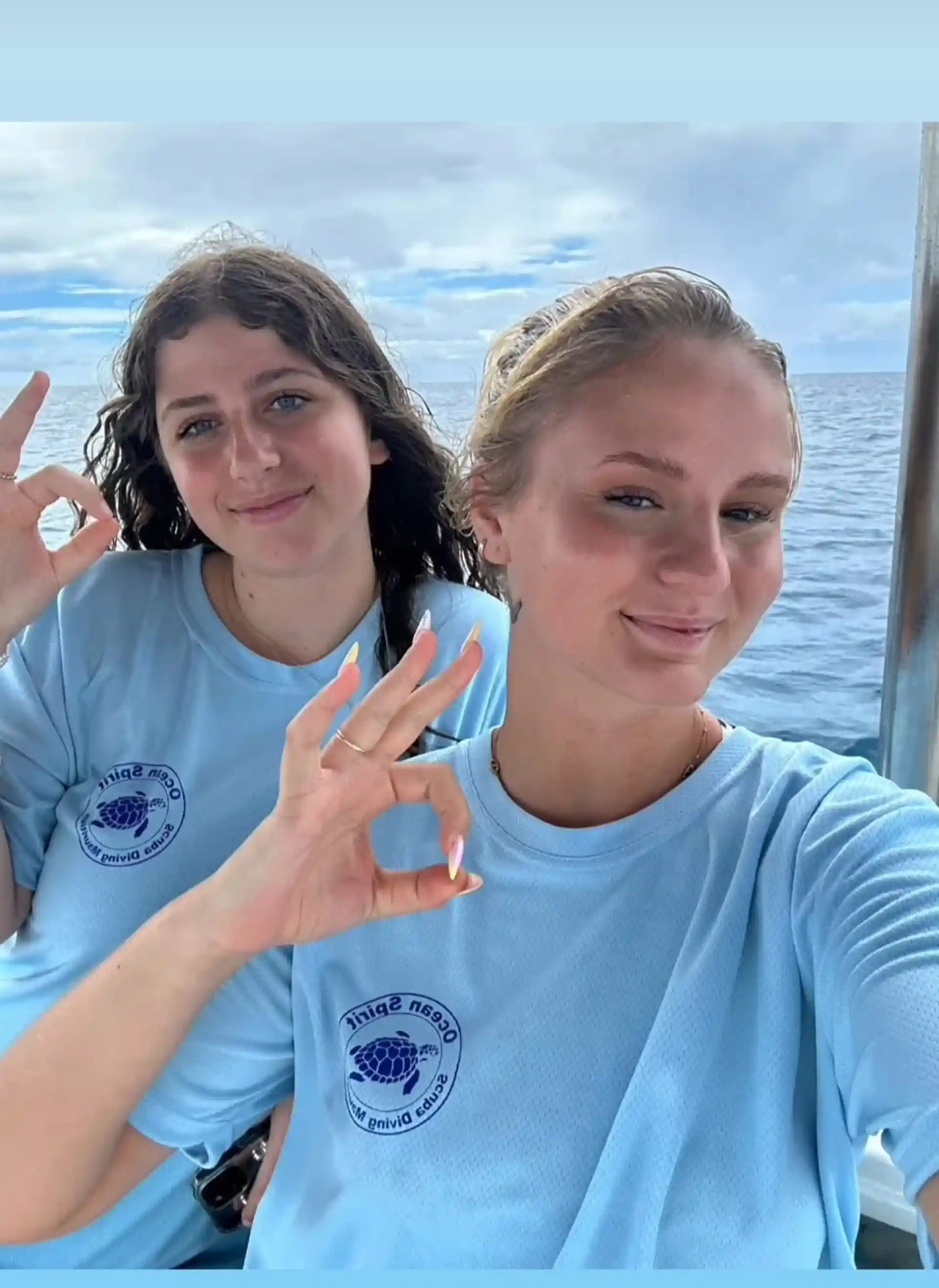 Intern divers completing early training dives as part of their course progression