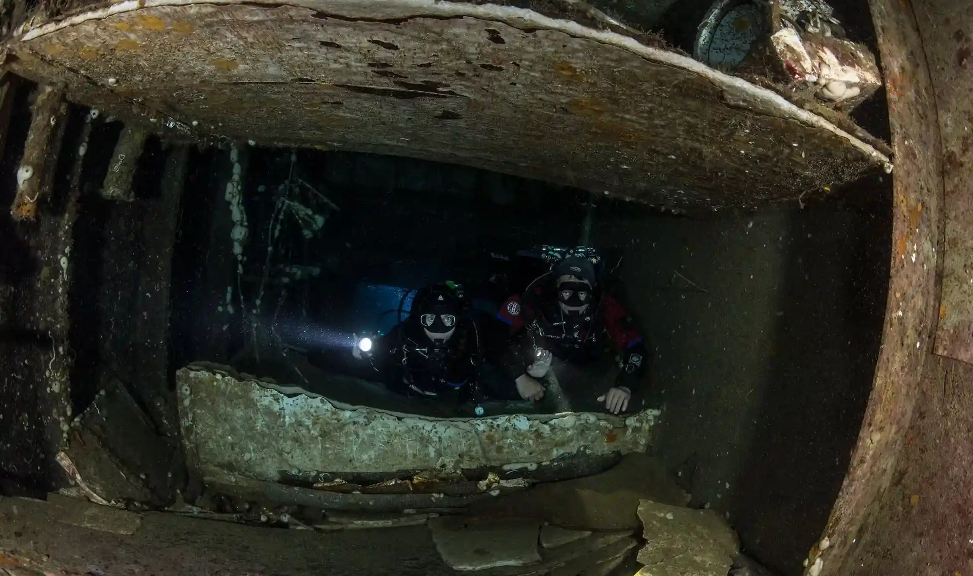 Dive 2 on the Zenobia through canteen and accommodation