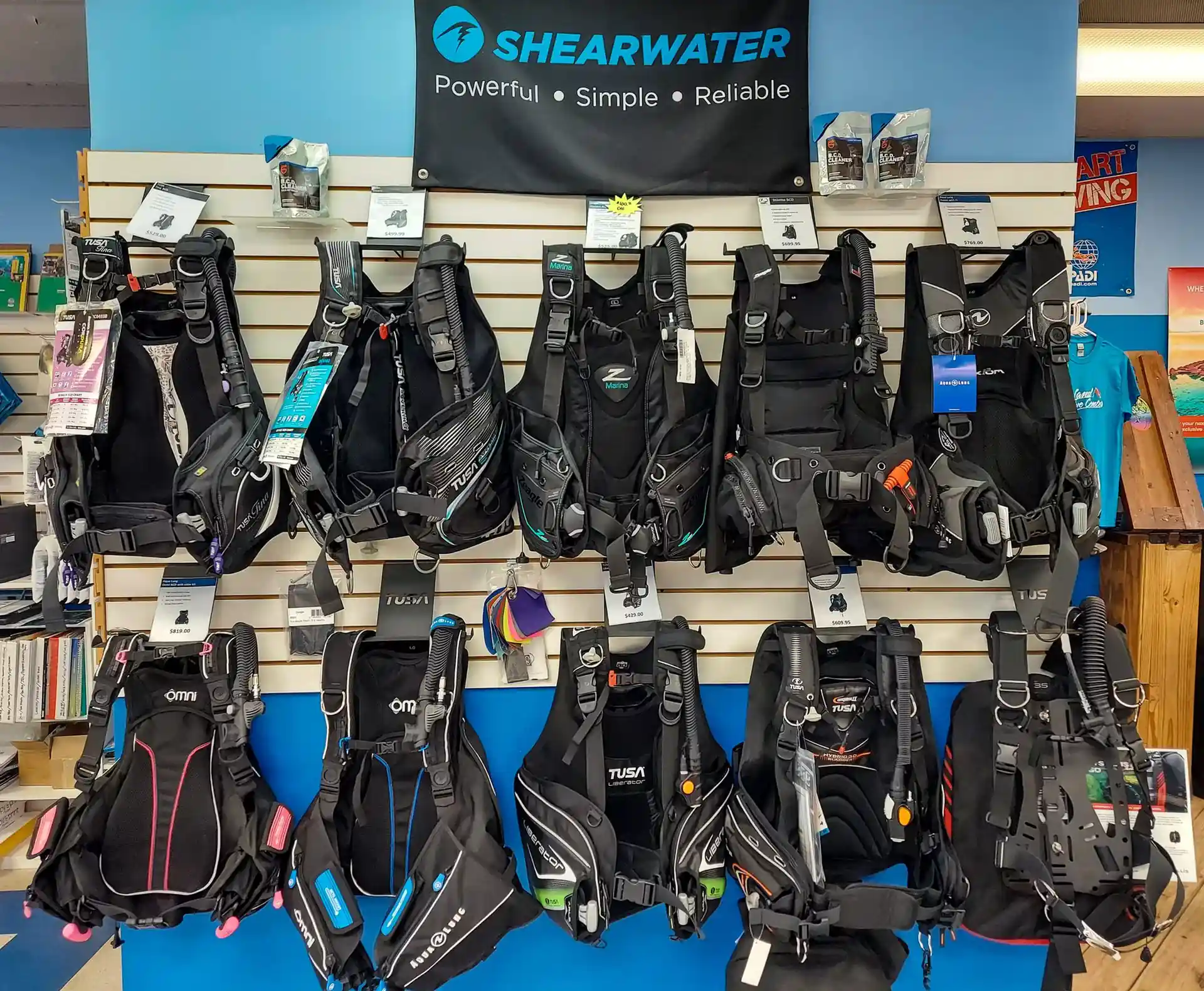Dive shop photo