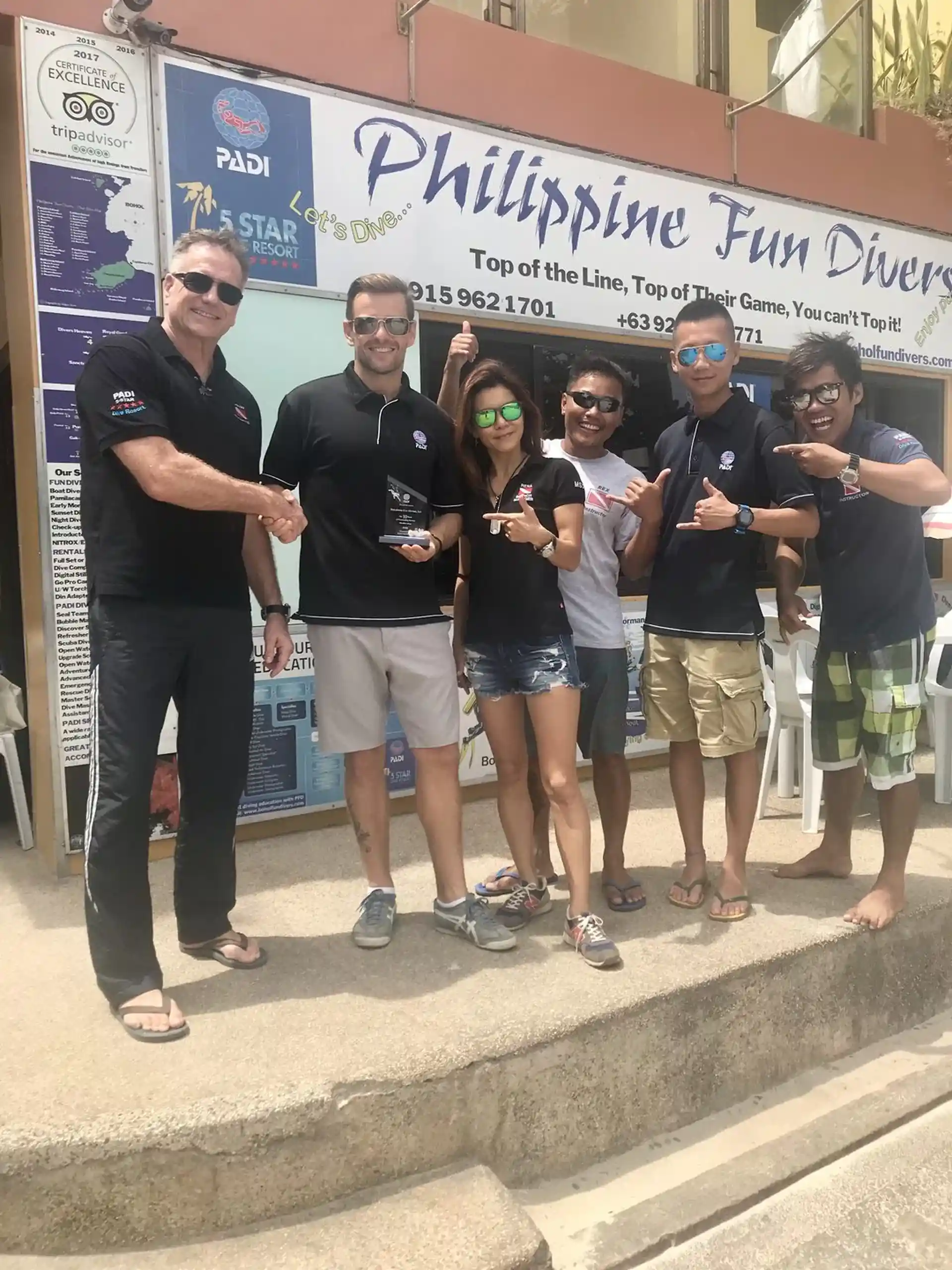 Dive shop photo