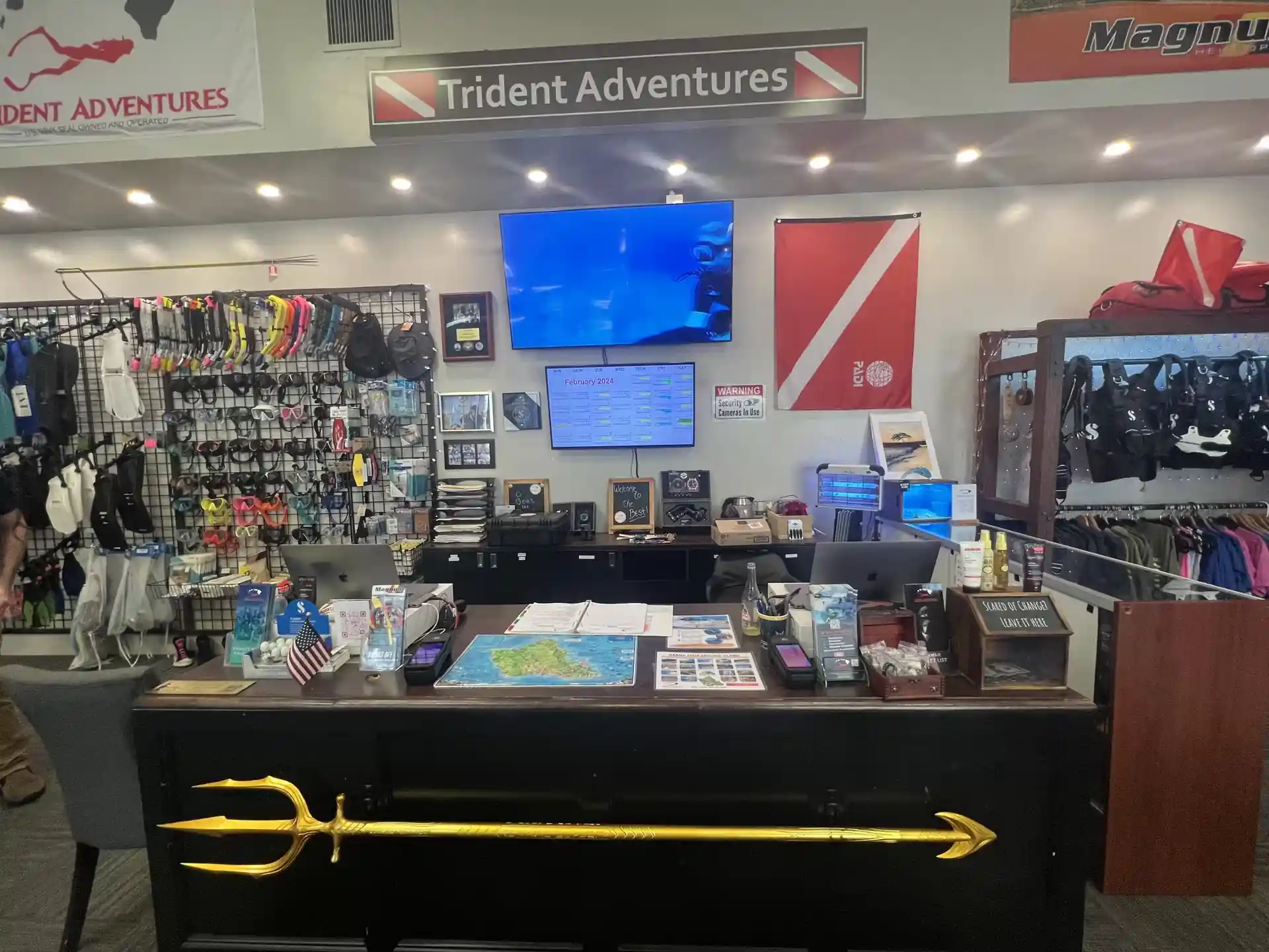 Foto de la tienda de buceo