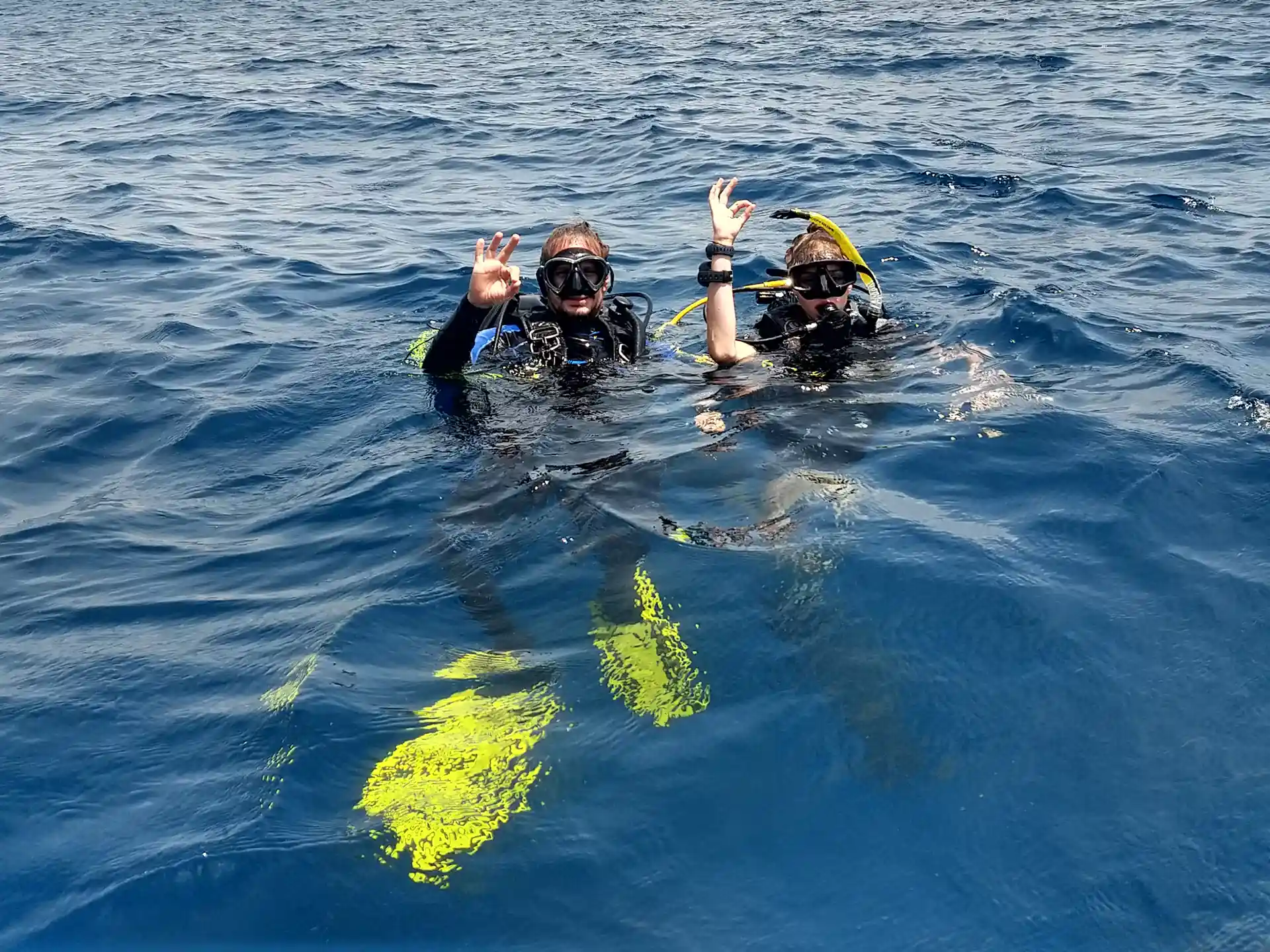 Final OK pour l'équipage du bateau avant la descente