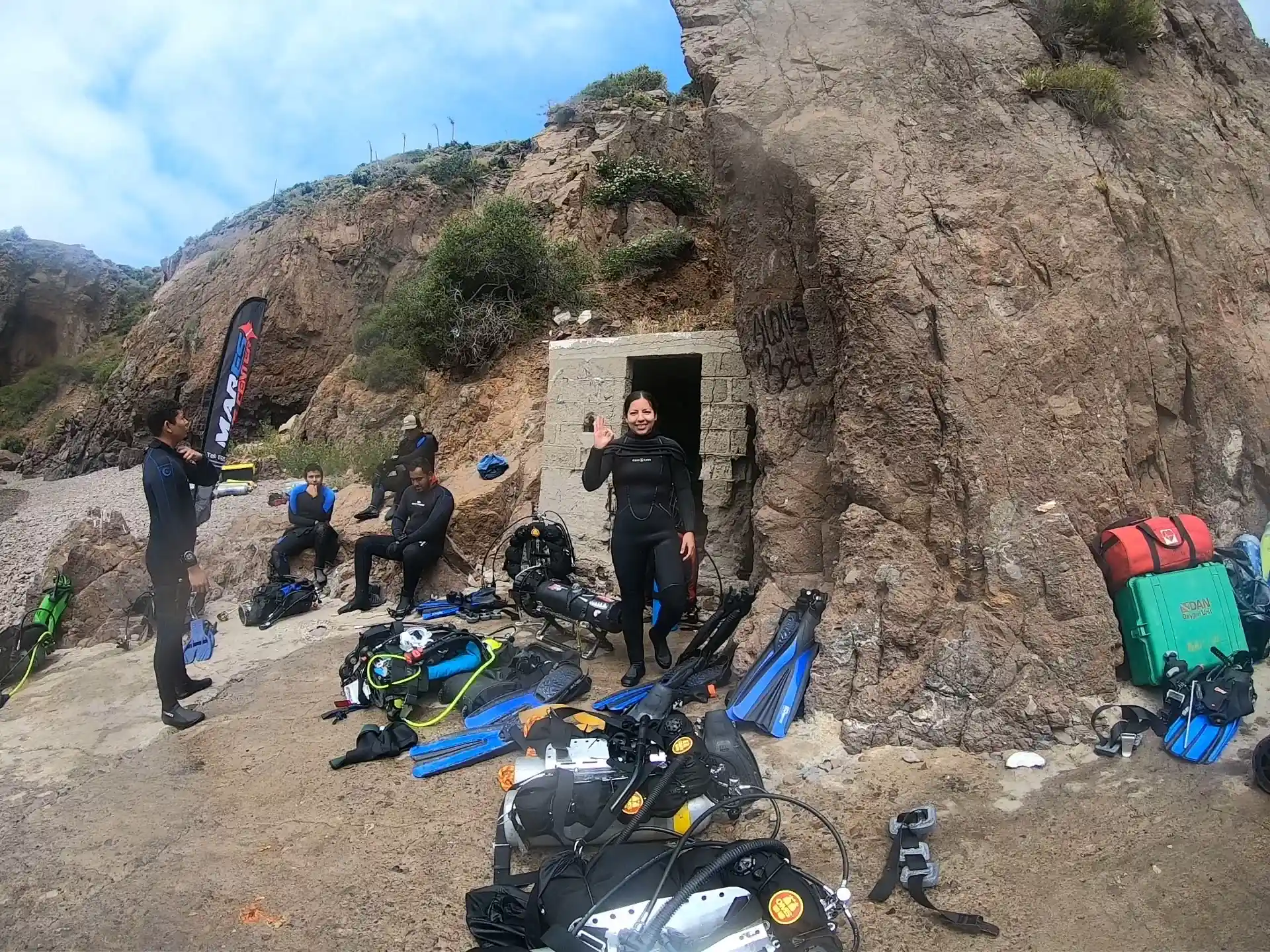 Foto de la tienda de buceo