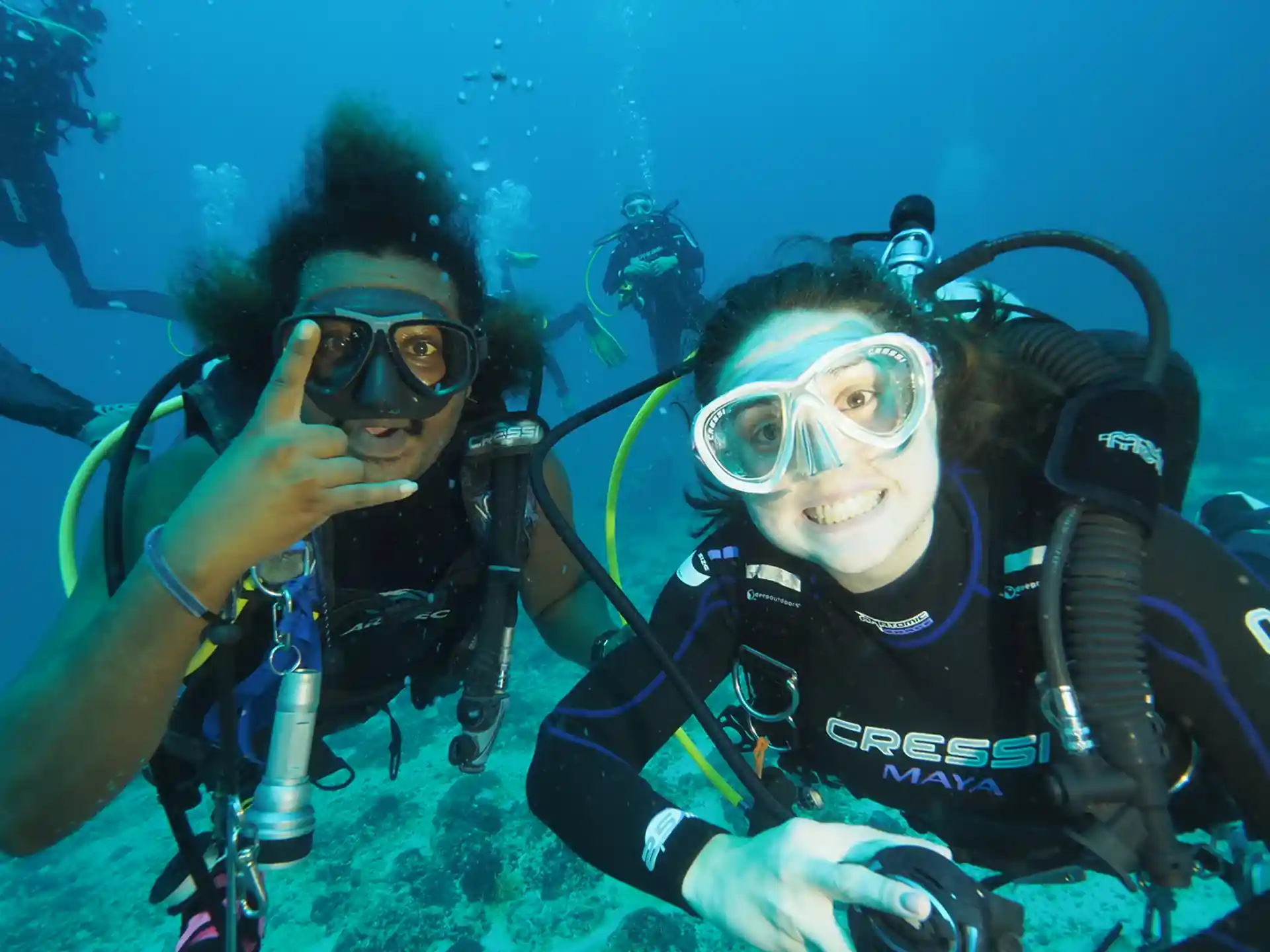 Foto de la tienda de buceo
