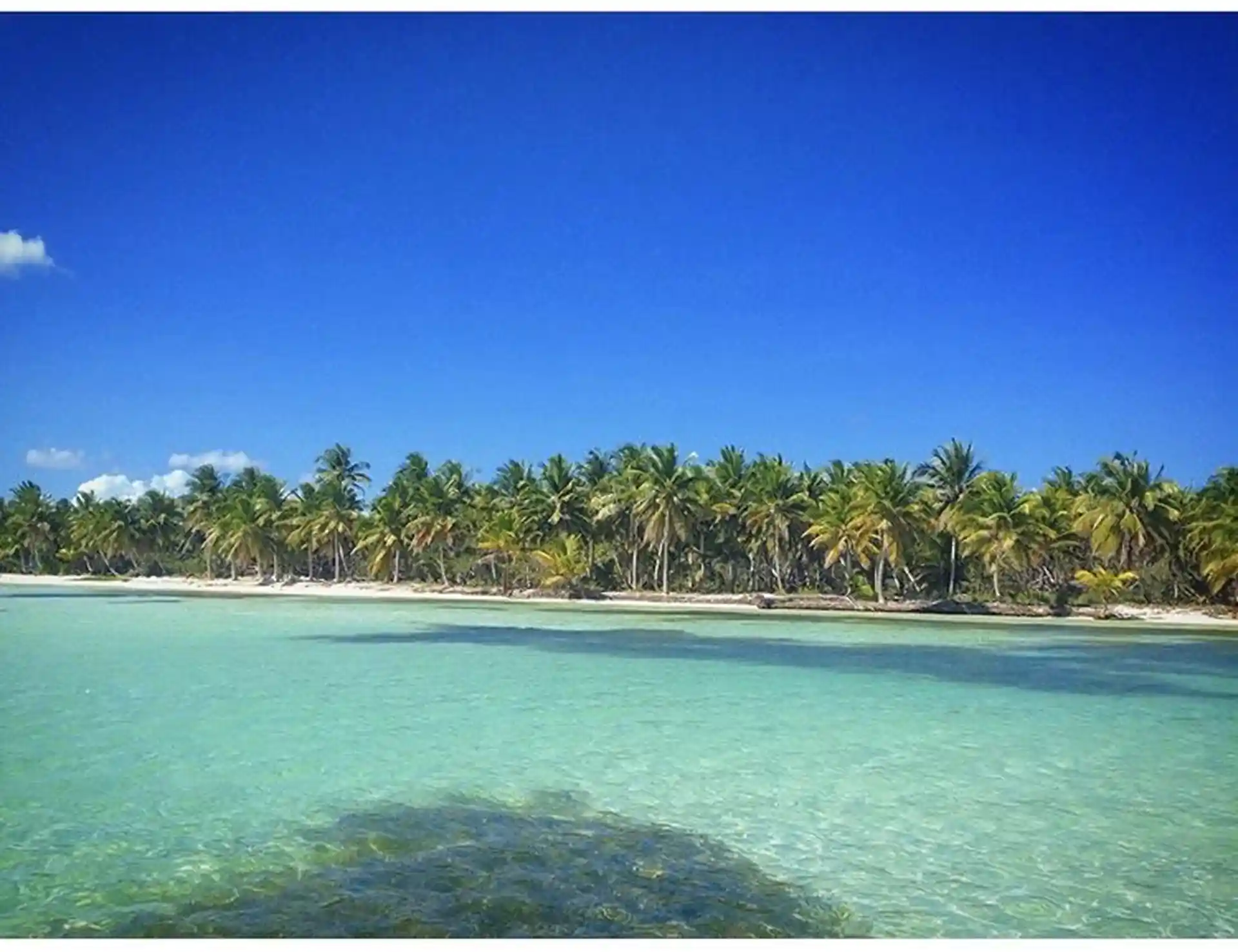 La vue depuis le bateau, les piscines naturelles