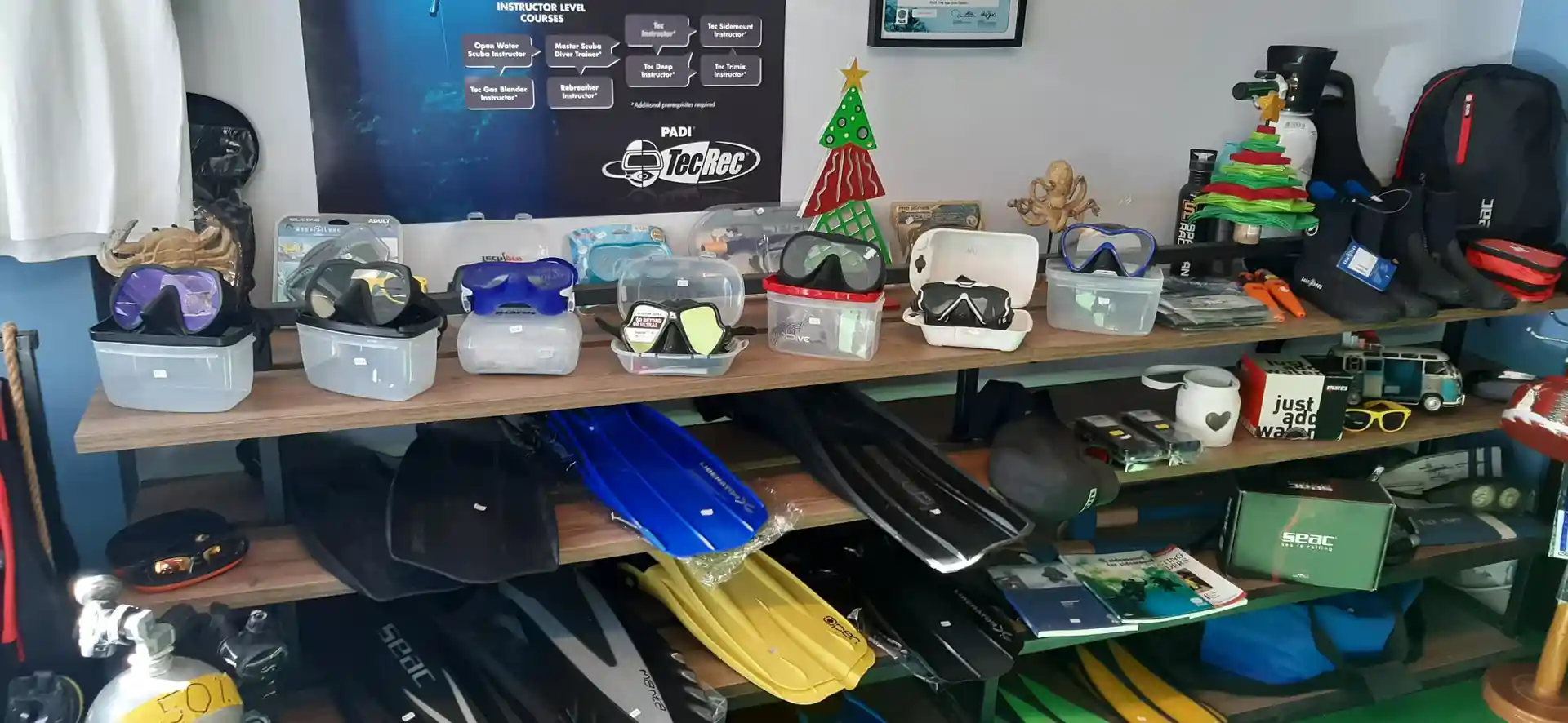 Dive shop photo