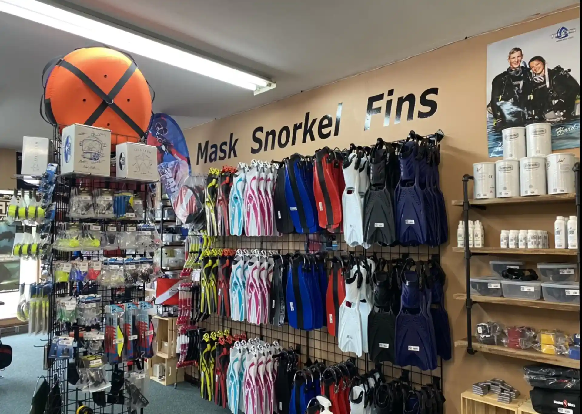 Dive shop photo