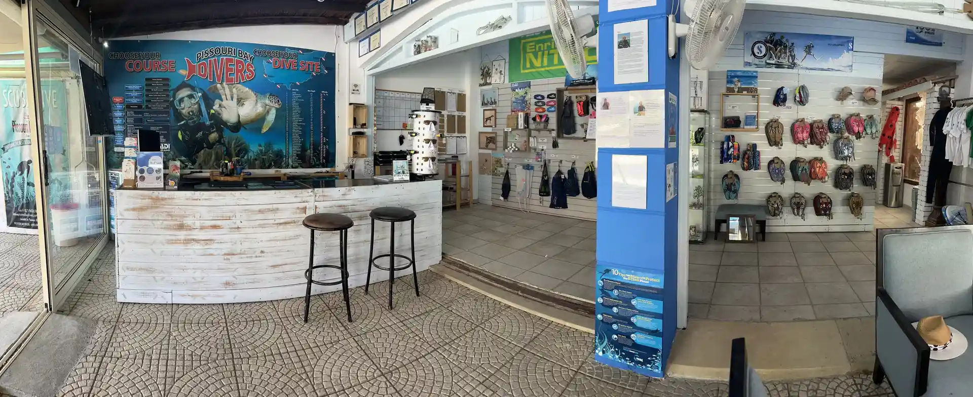 Dive shop photo