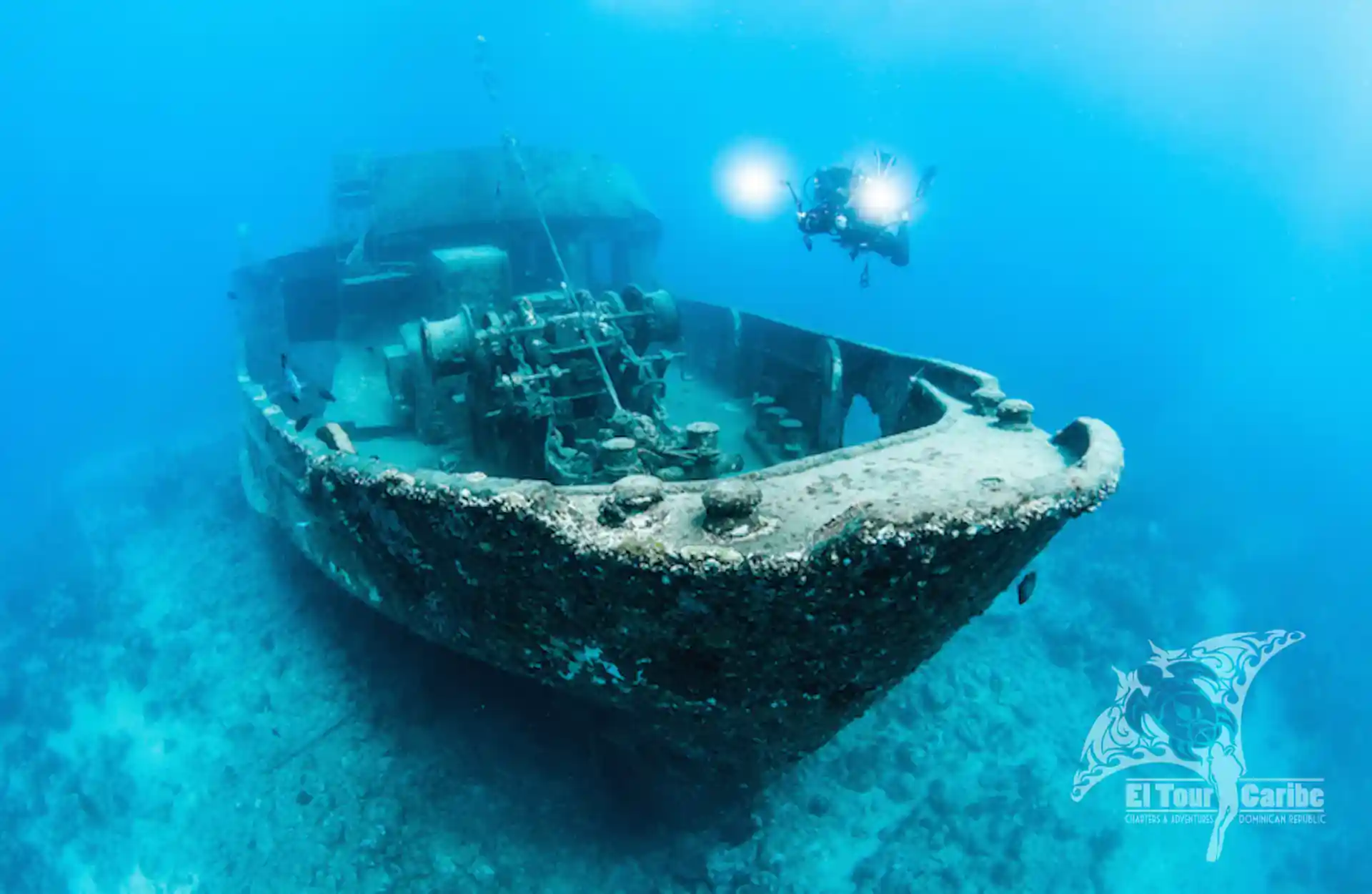 Explore Atlantic Princess shipwreck during your PADI Advanced Open Water Course.