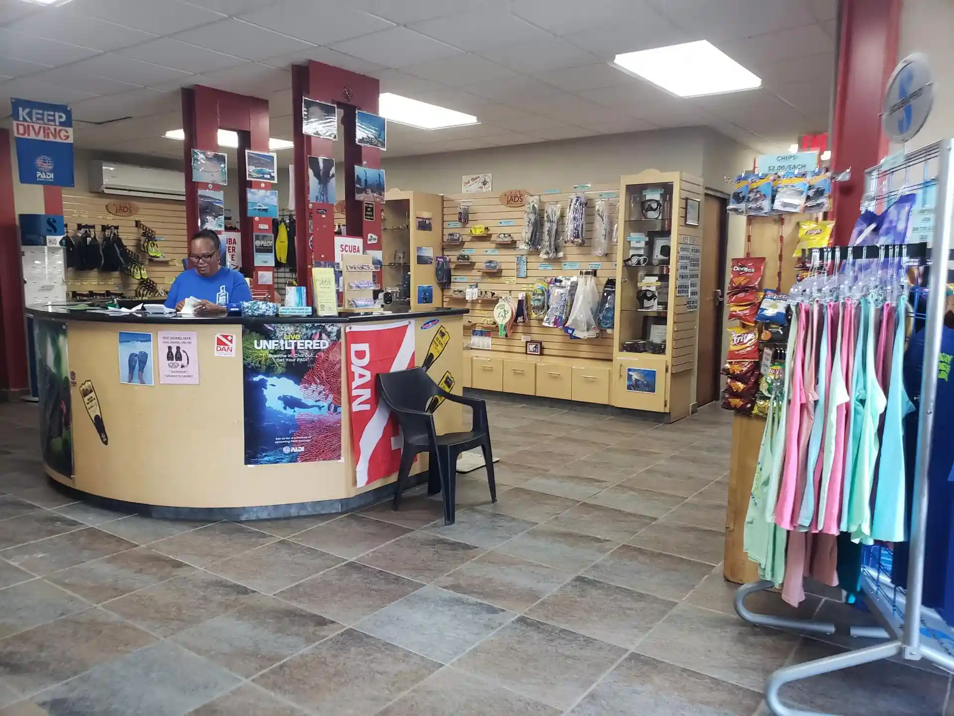 Dive shop photo