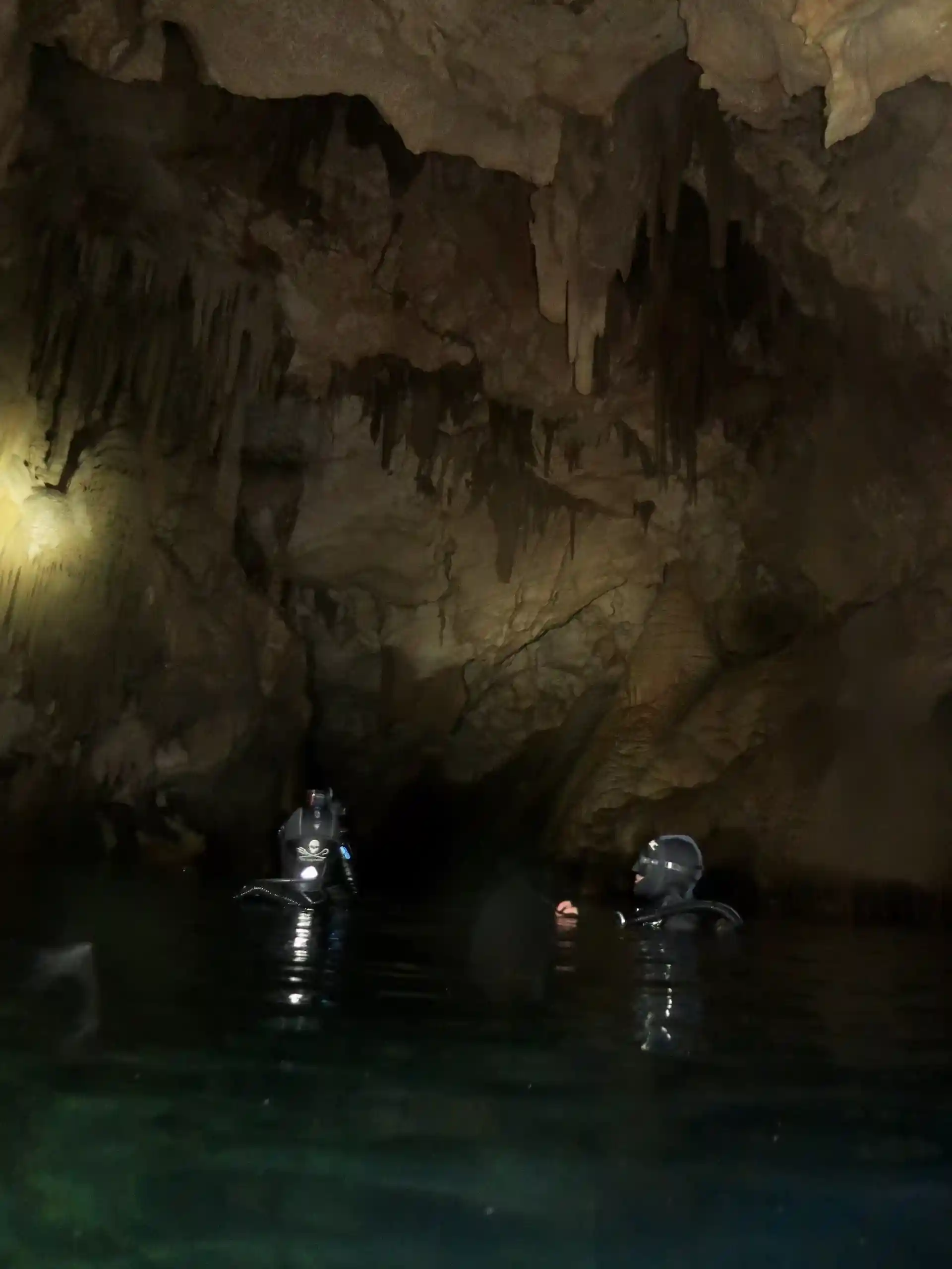 Une des chambres de la caverne 