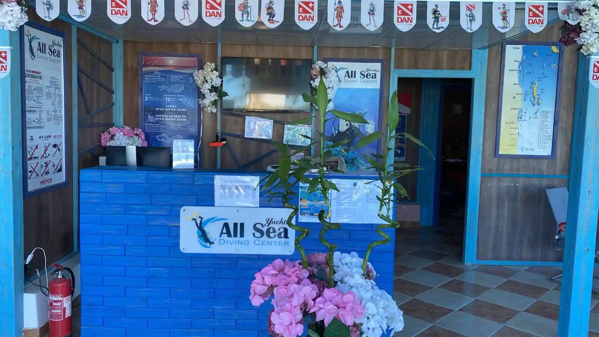 Photo du magasin de plongée