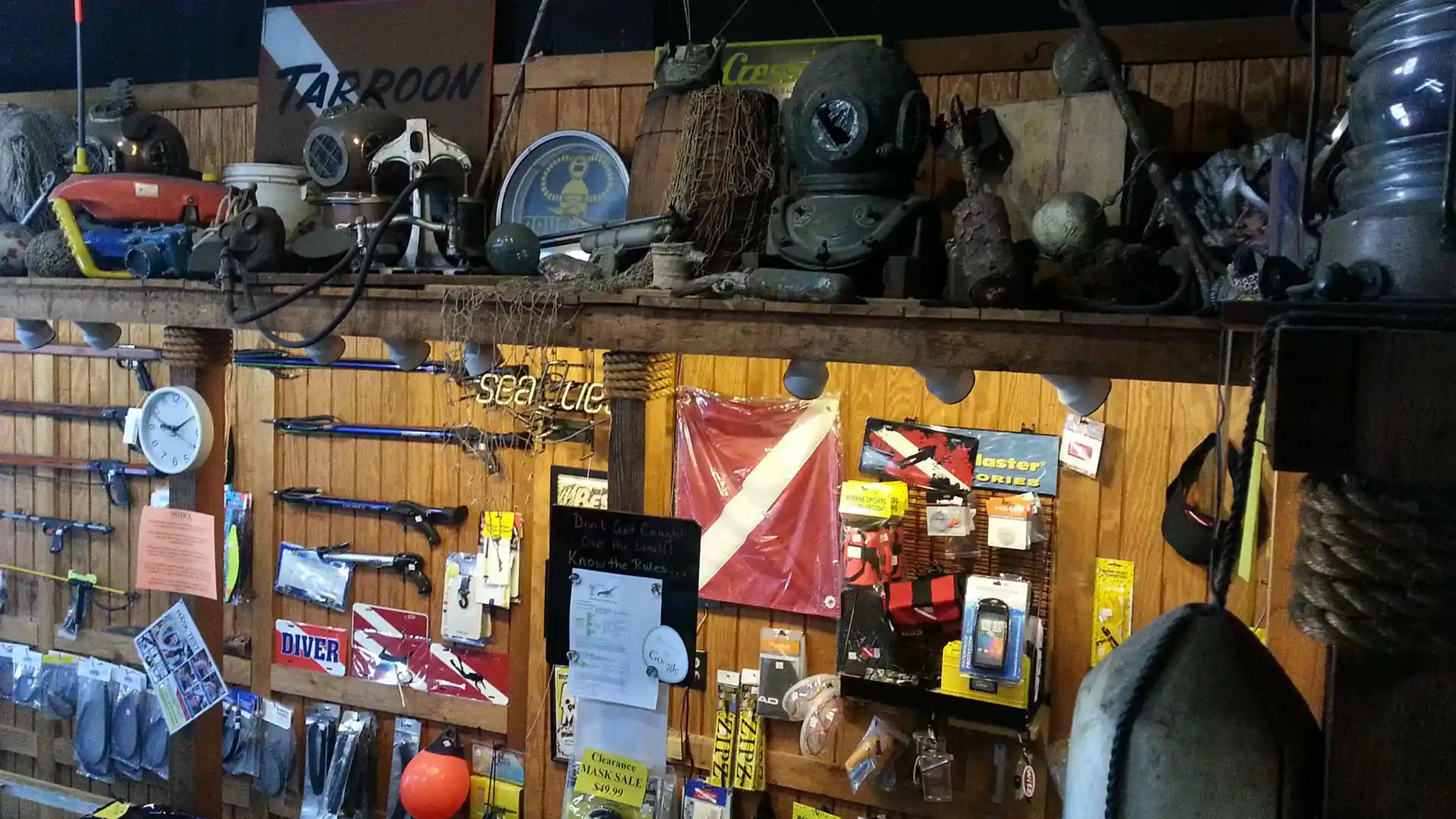 Dive shop photo