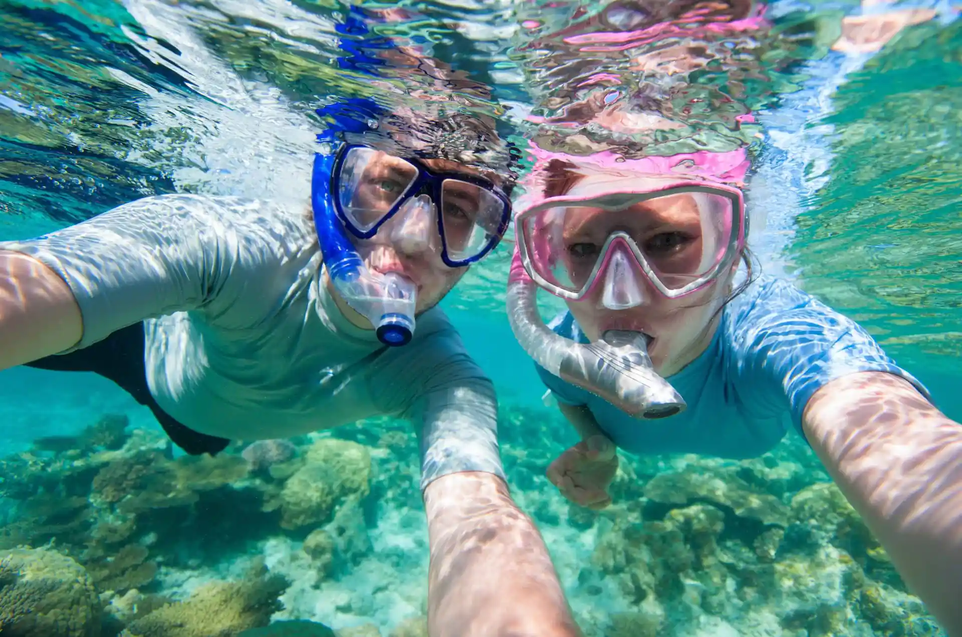 Snorkeling is also easy, fun activity than you can ... mix with your family trips