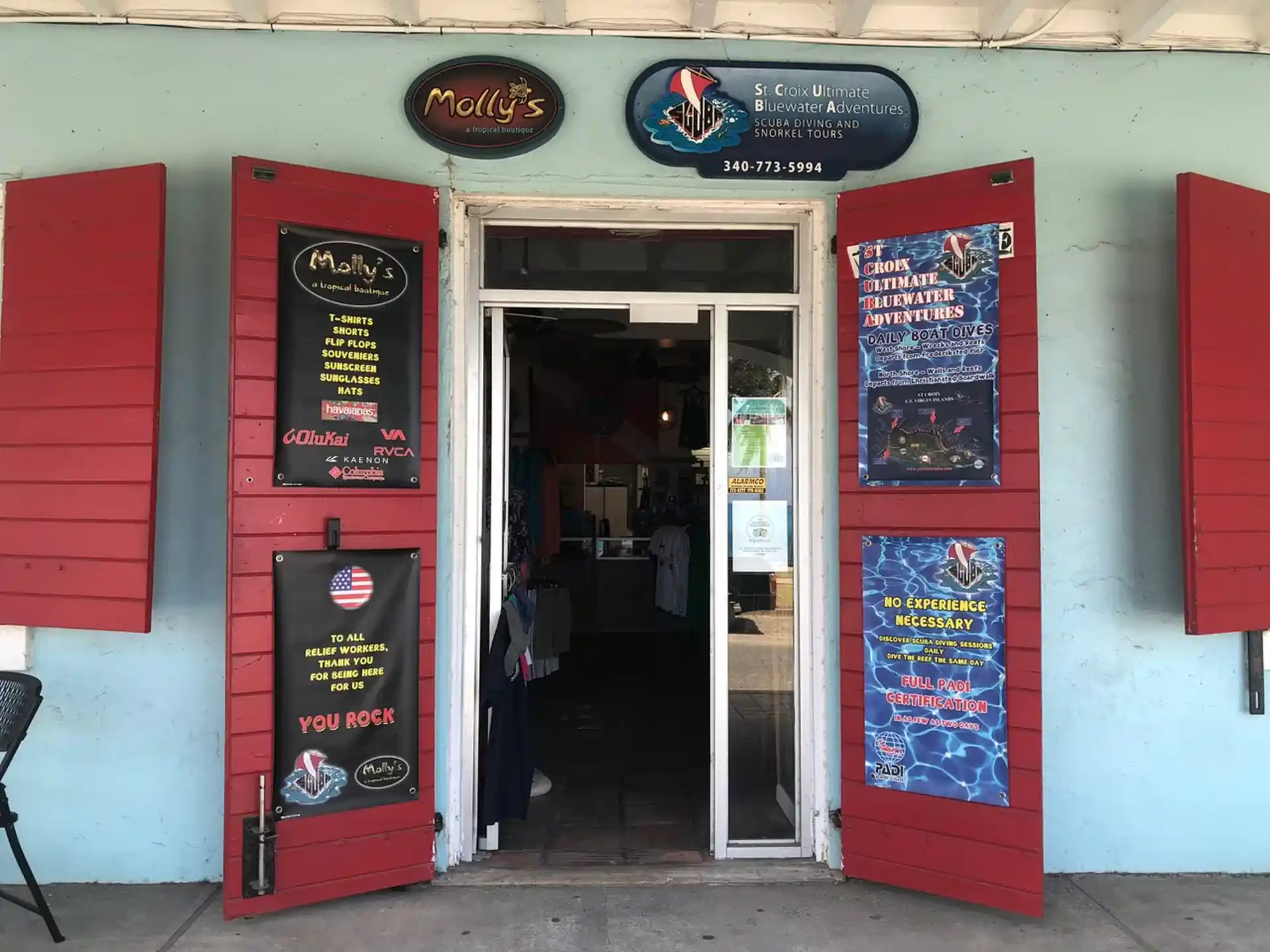 Dive shop photo