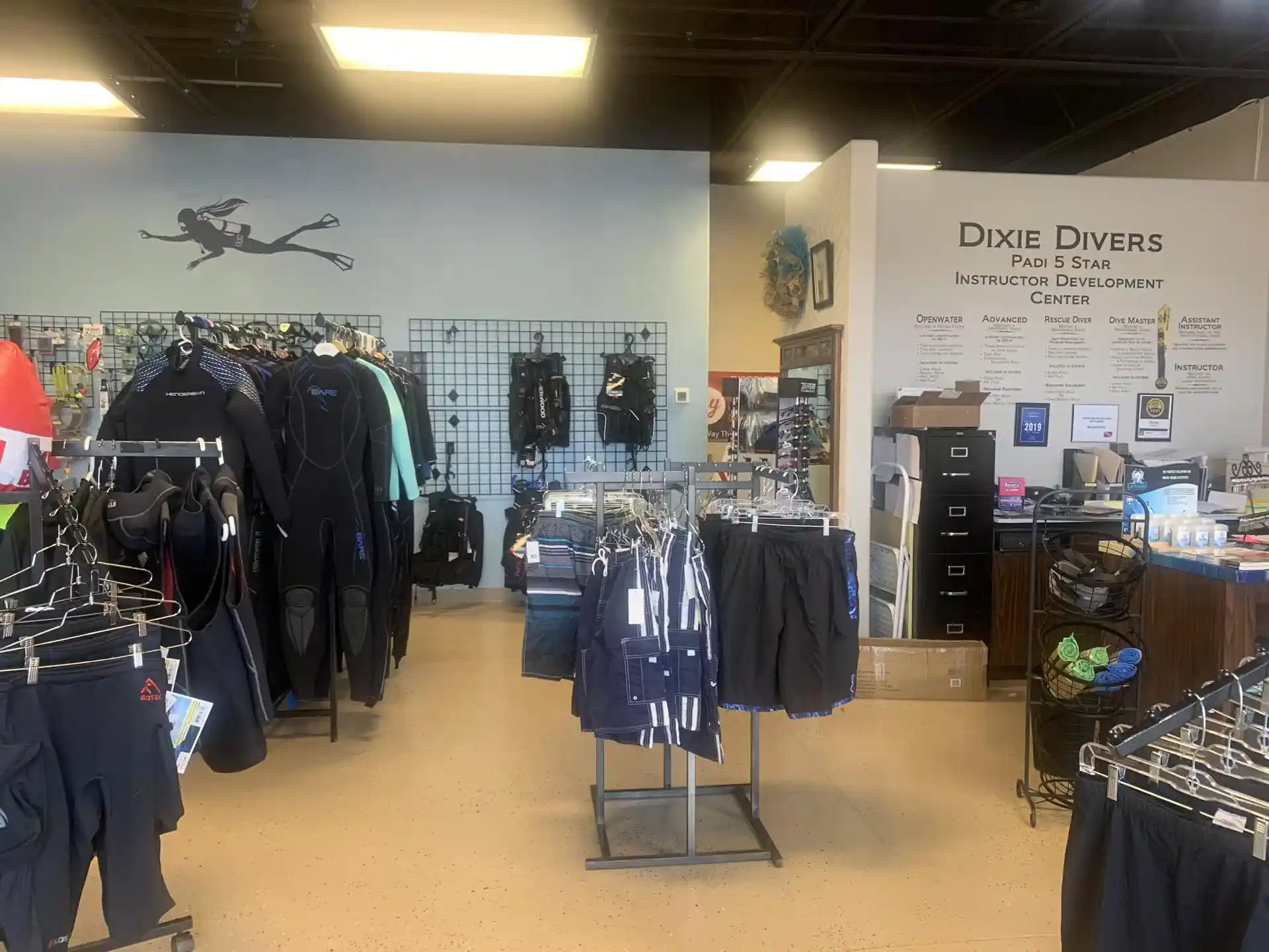 Dive shop photo
