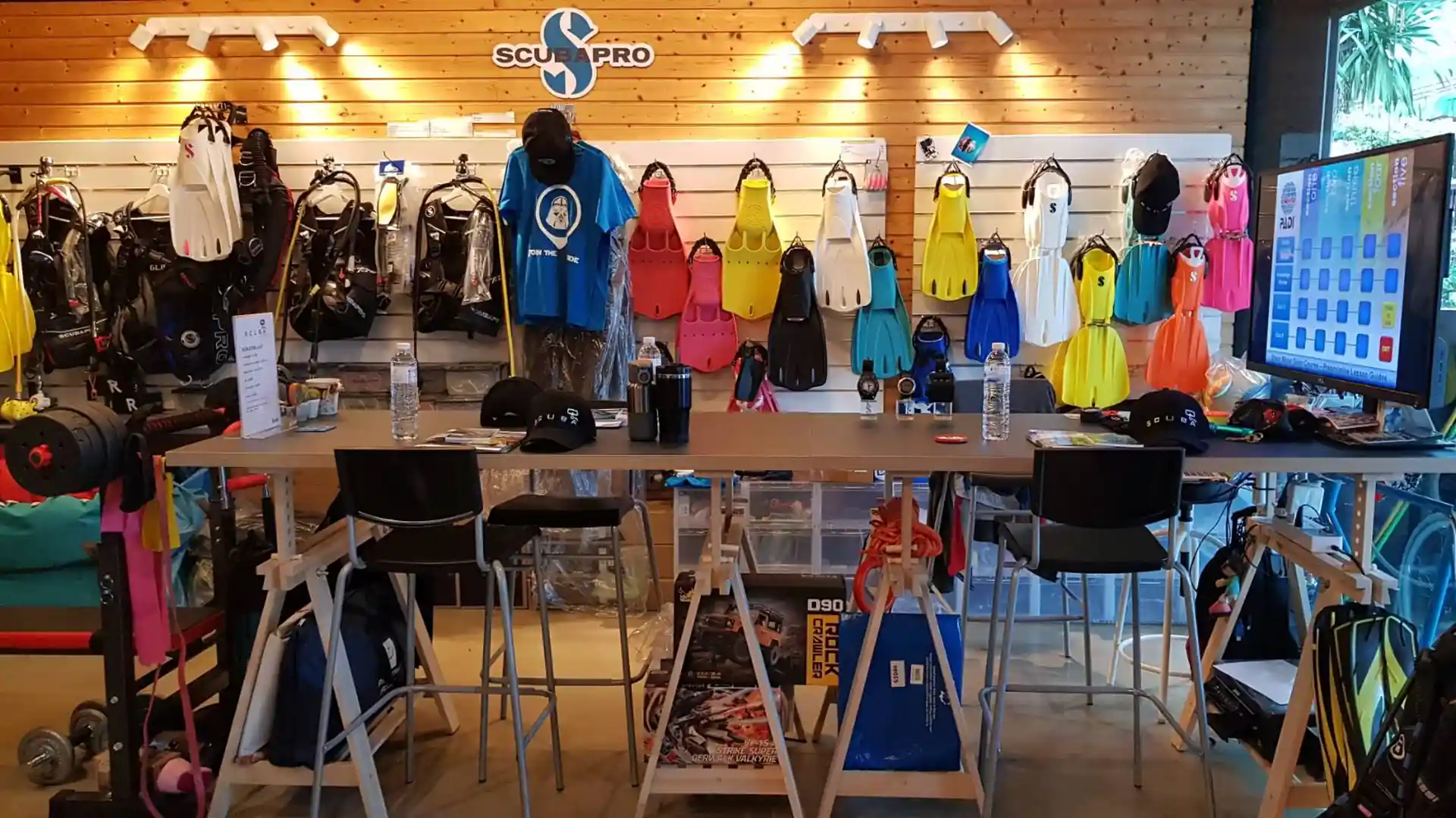 Foto de la tienda de buceo