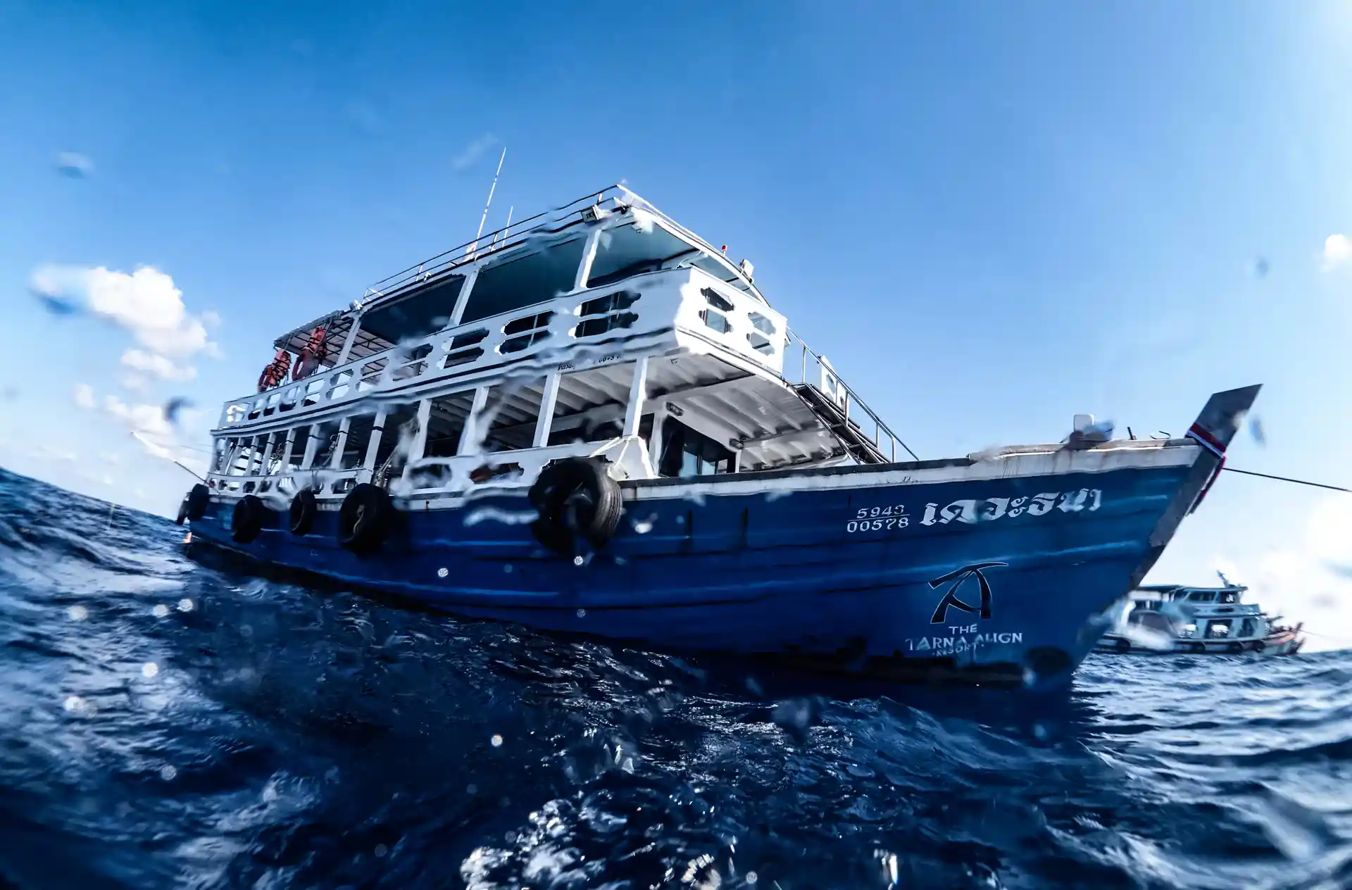You will learn from our beautiful boat. Built and made for comfort.