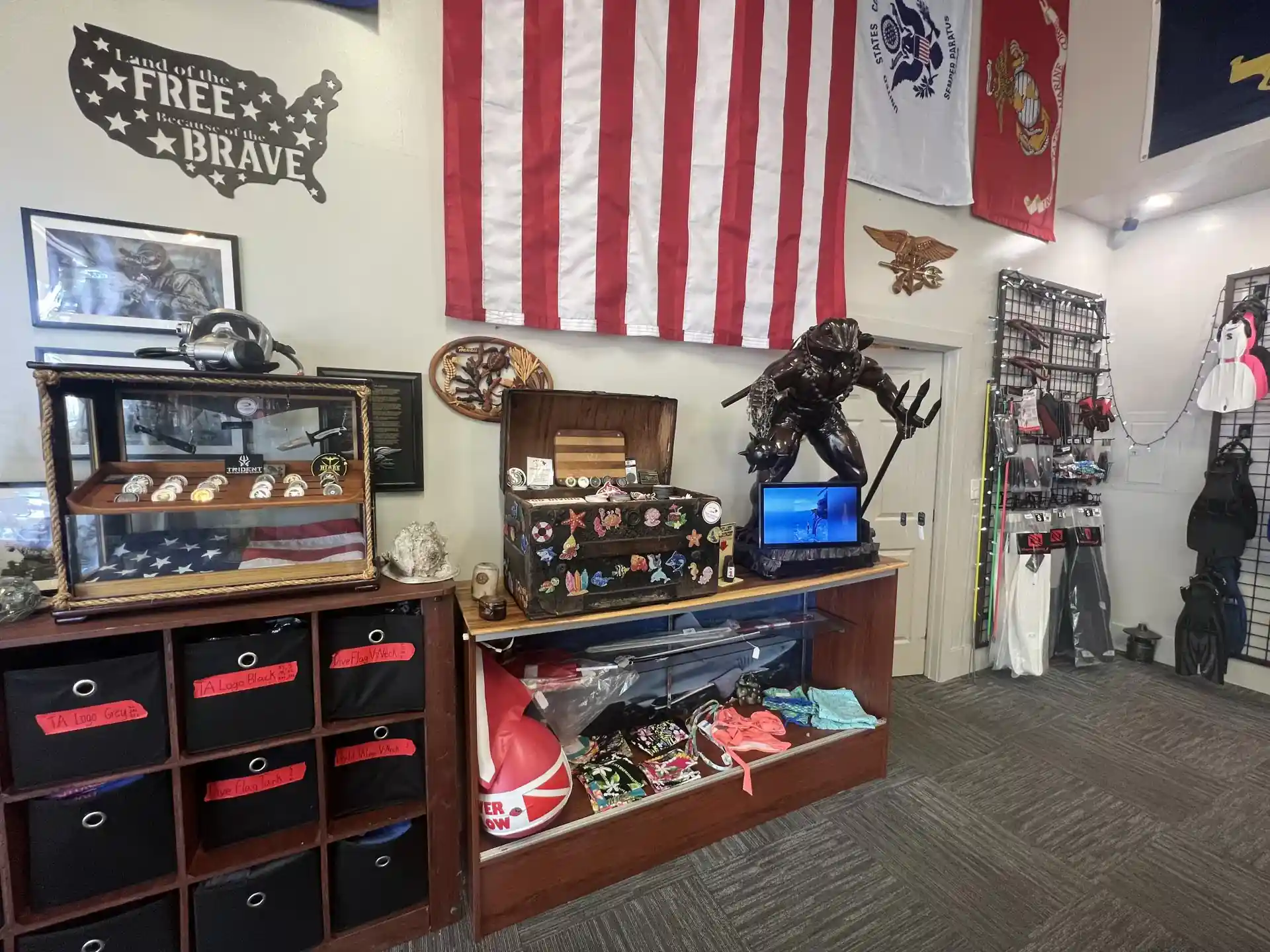 Foto de la tienda de buceo
