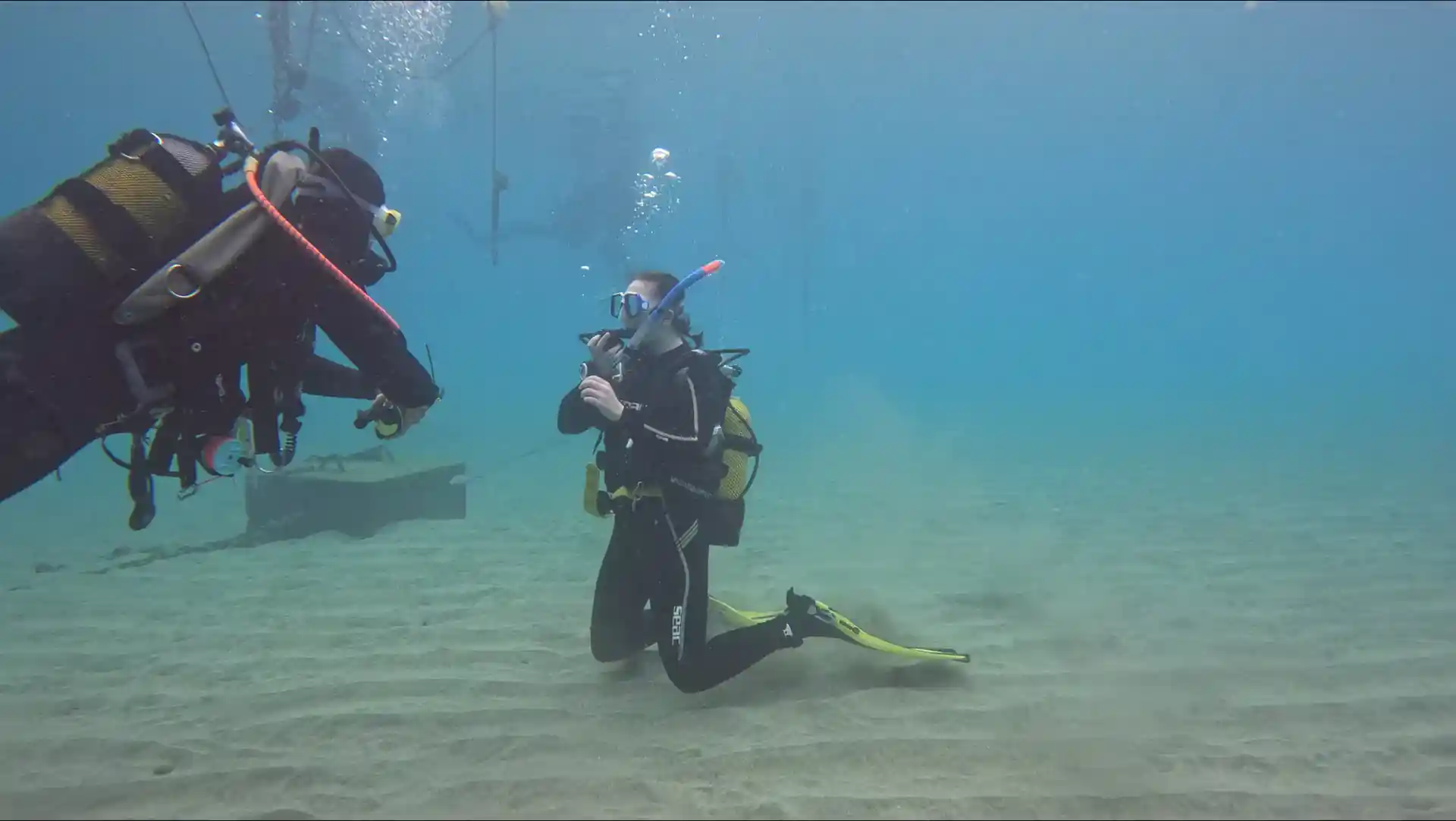 Regulator recovery - one of the many skills you will learn.