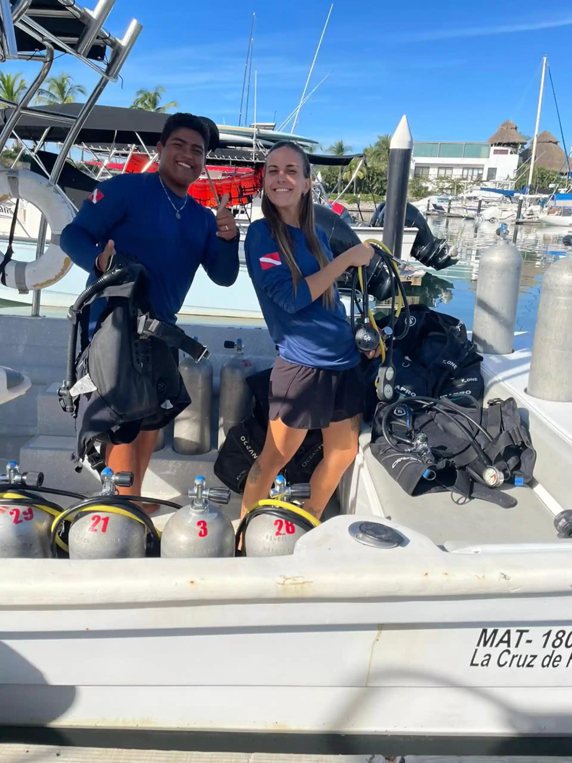 Our crew prepares every diver's equipment for a safe and comfortable dive.
