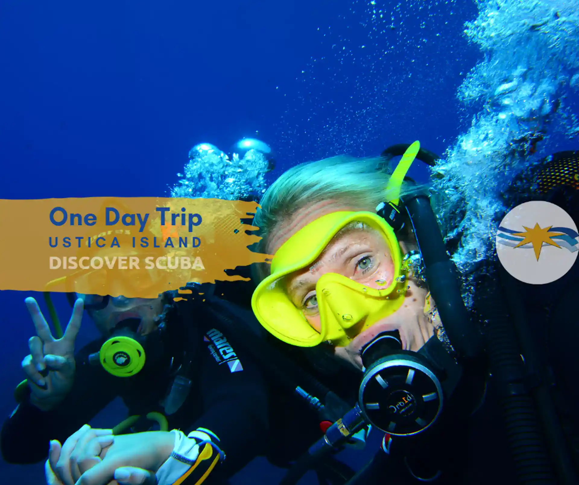 After few basic skills you'll enjoy your first experience underwater with your PADI Instructor!